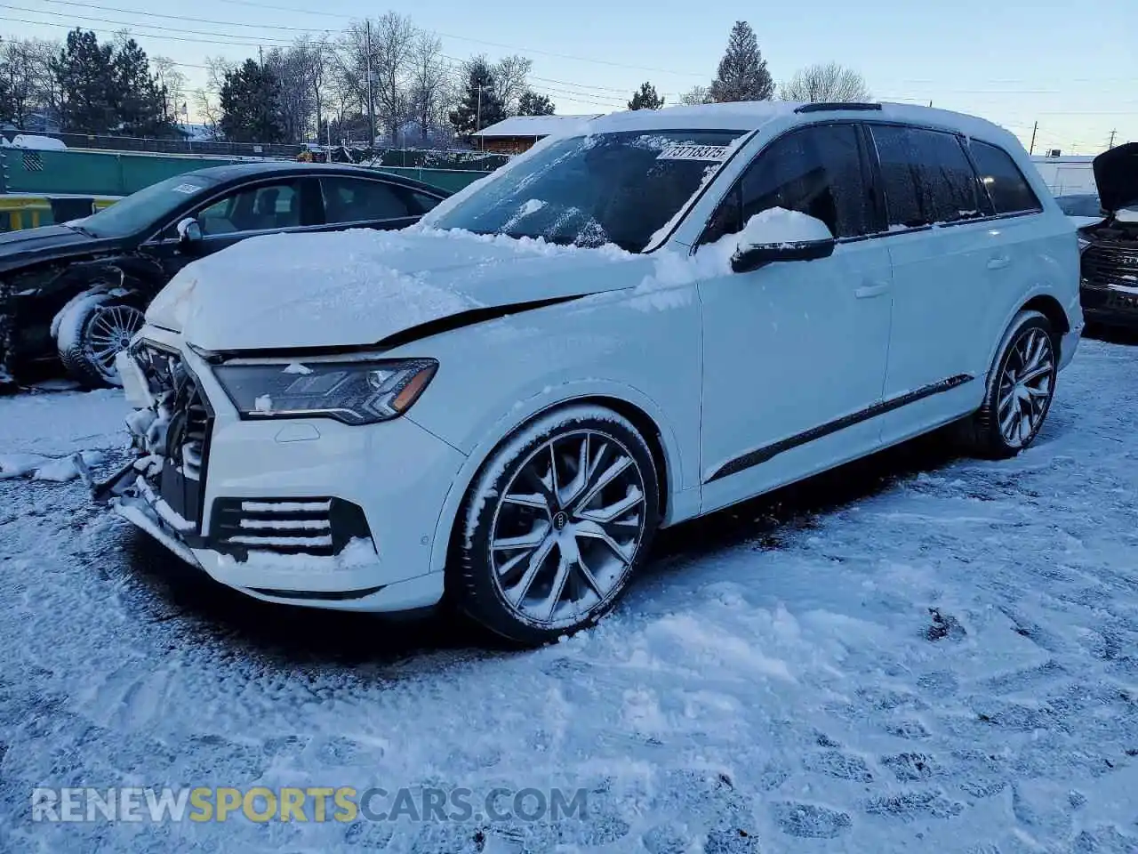 1 Photograph of a damaged car WA1VXBF70MD039455 AUDI Q7 2021