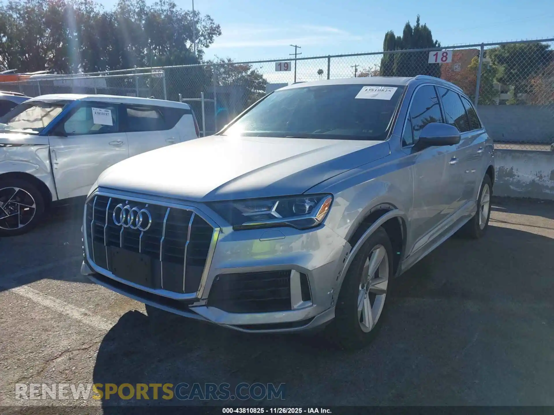 2 fotografías del automóvil dañado WA1AXBF76ND019730 AUDI Q7 2022