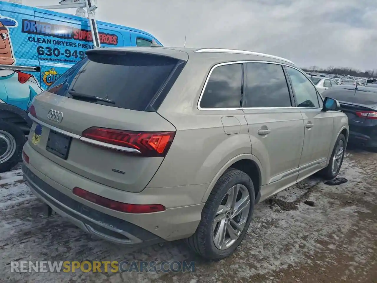 3 fotografías del automóvil dañado WA1LJBF7XND003332 AUDI Q7 2022