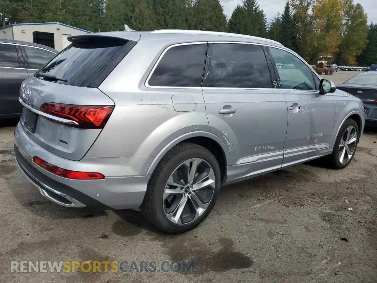 3 fotografías del automóvil dañado WA1LXBF71ND014184 AUDI Q7 2022