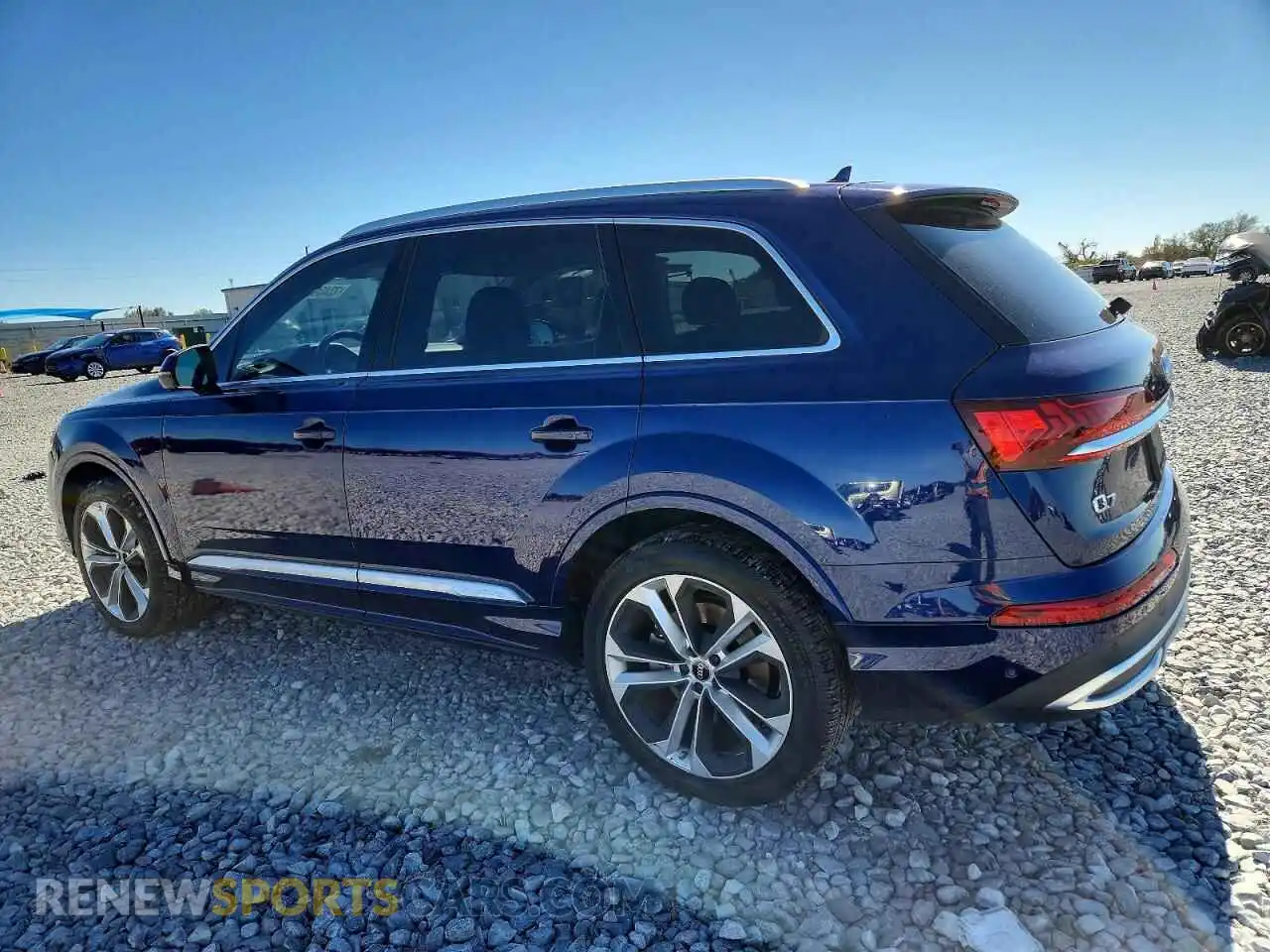 2 fotografías del automóvil dañado WA1LXBF73ND014915 AUDI Q7 2022