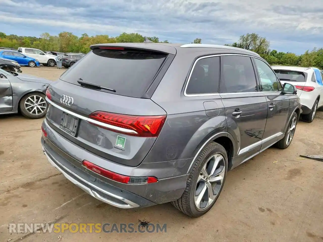 3 Фотография поврежденного автомобиля WA1LXBF73ND015708 AUDI Q7 2022