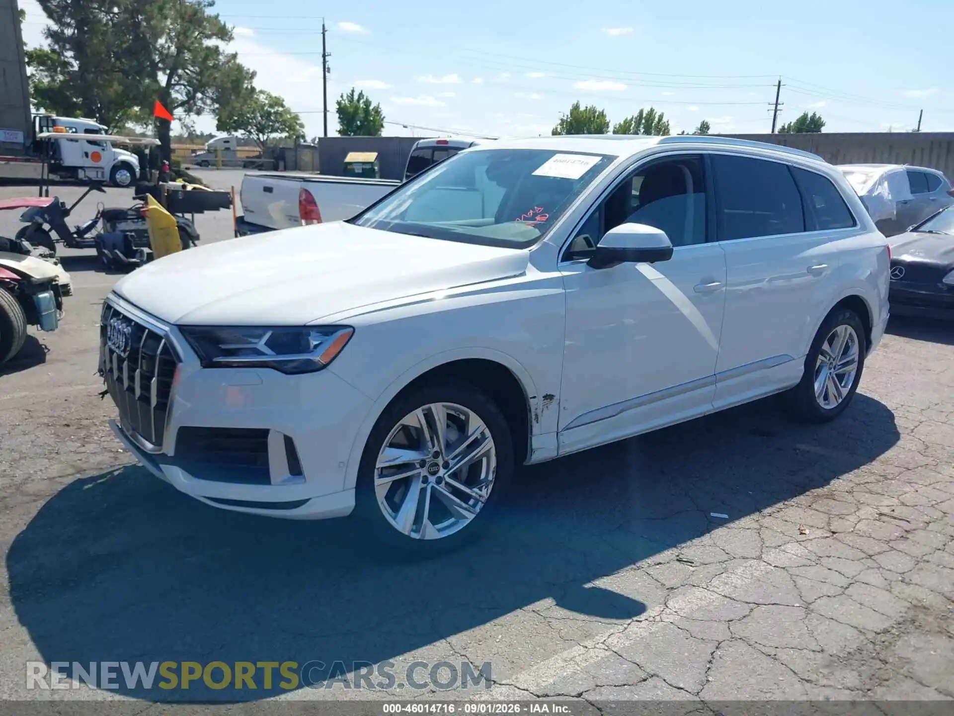 2 fotografías del automóvil dañado WA1LXBF74ND022134 AUDI Q7 2022