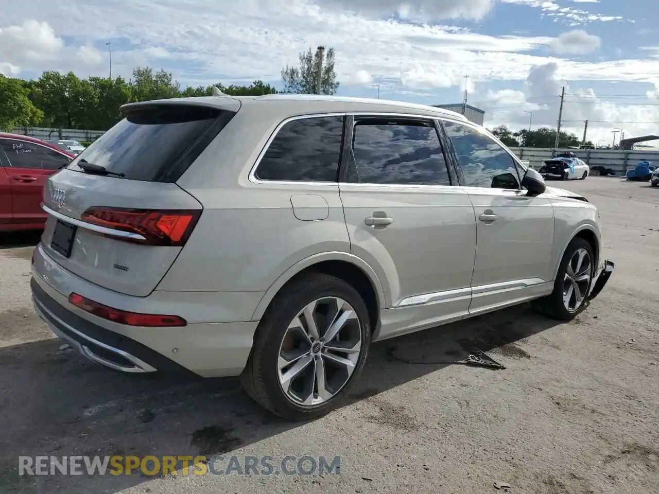 3 fotografías del automóvil dañado WA1LXBF75ND016651 AUDI Q7 2022