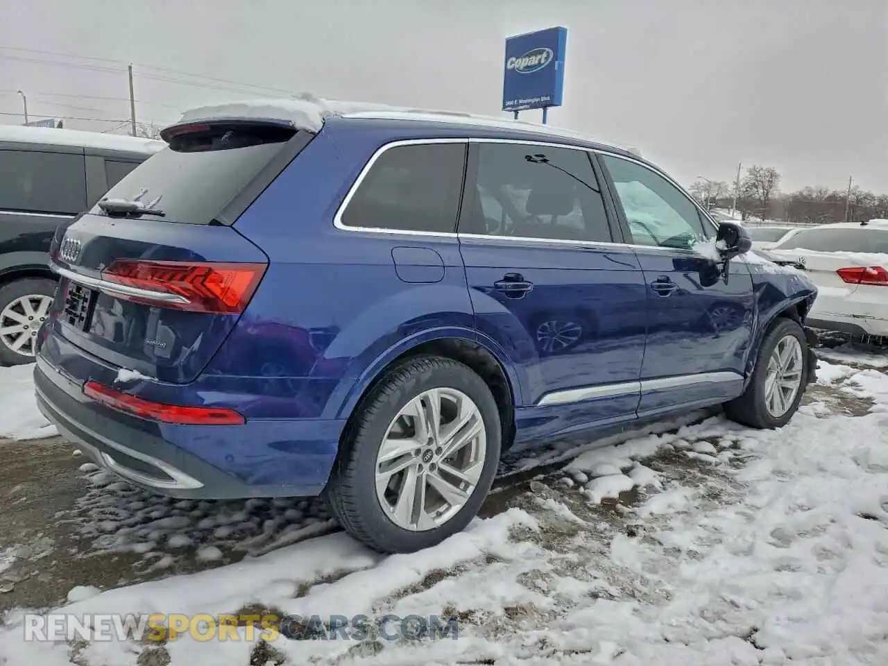 3 fotografías del automóvil dañado WA1LXBF75ND021624 AUDI Q7 2022