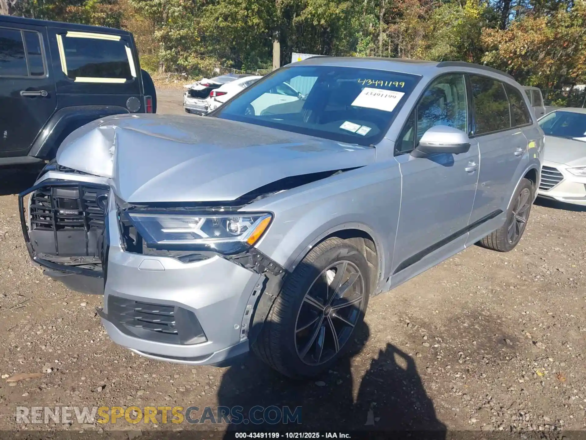 2 fotografías del automóvil dañado WA1LXBF76ND006436 AUDI Q7 2022