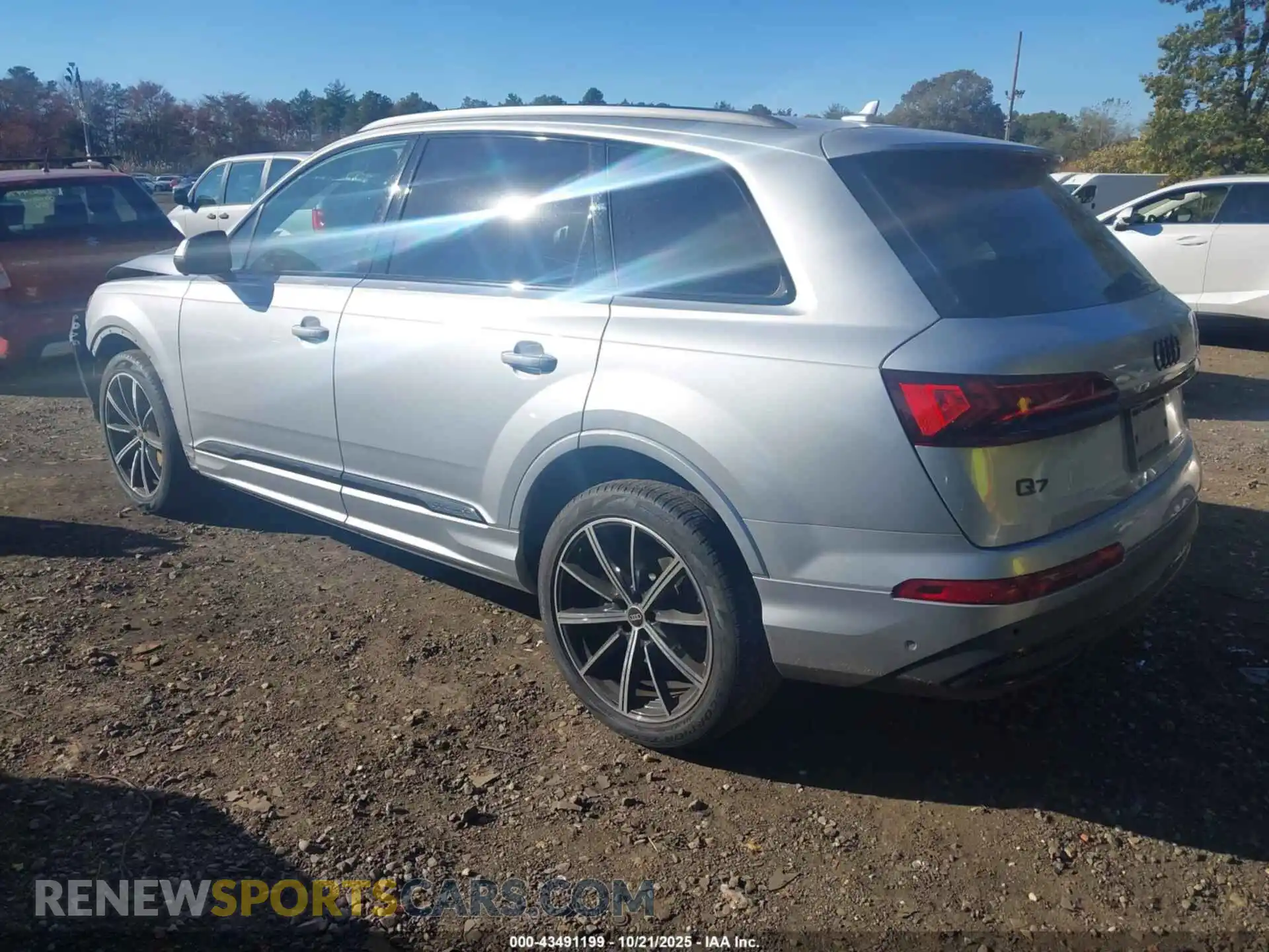 3 fotografías del automóvil dañado WA1LXBF76ND006436 AUDI Q7 2022