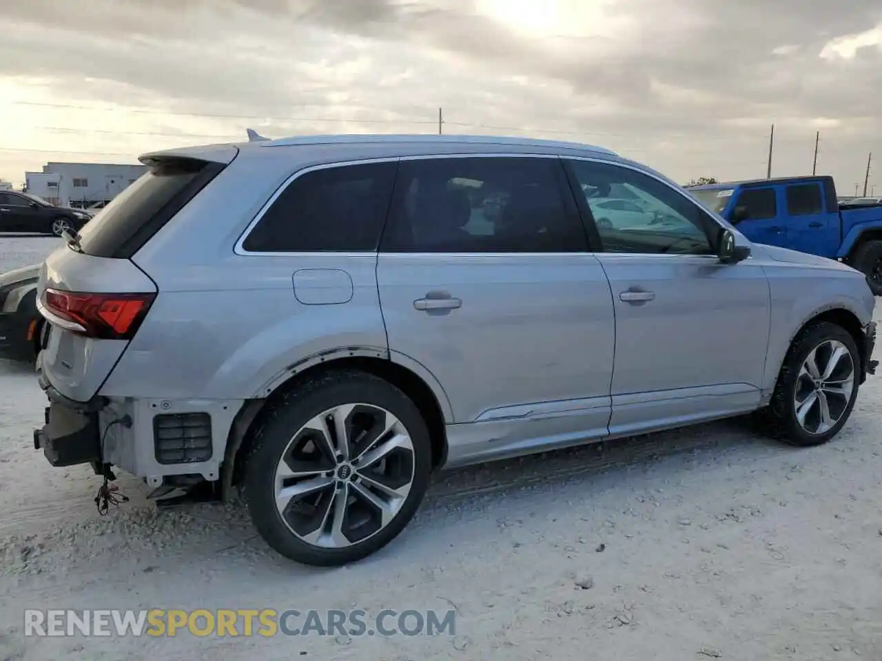 3 fotografías del automóvil dañado WA1LXBF77ND003190 AUDI Q7 2022