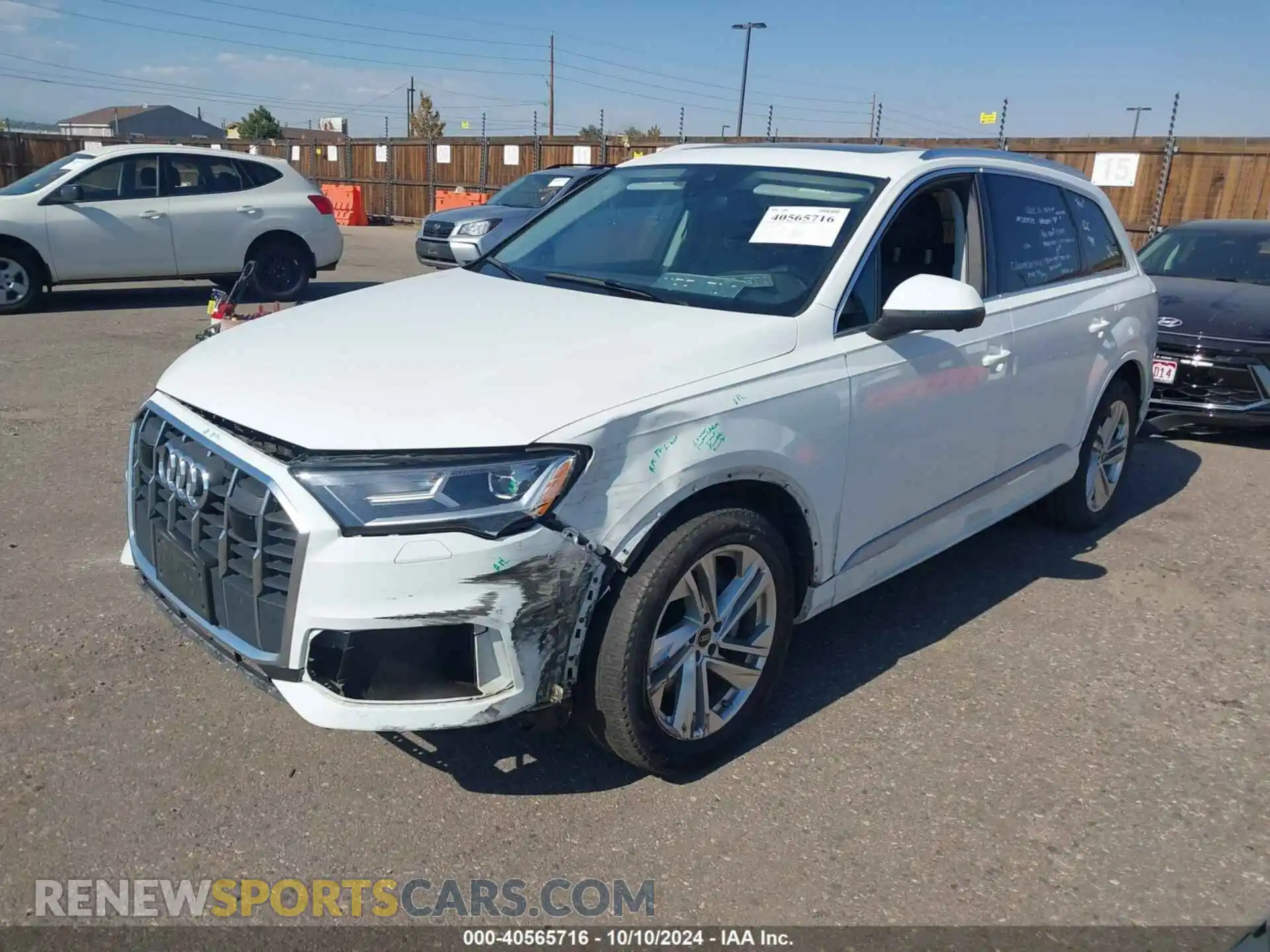 2 Photograph of a damaged car WA1LXBF74PD010293 AUDI Q7 2023