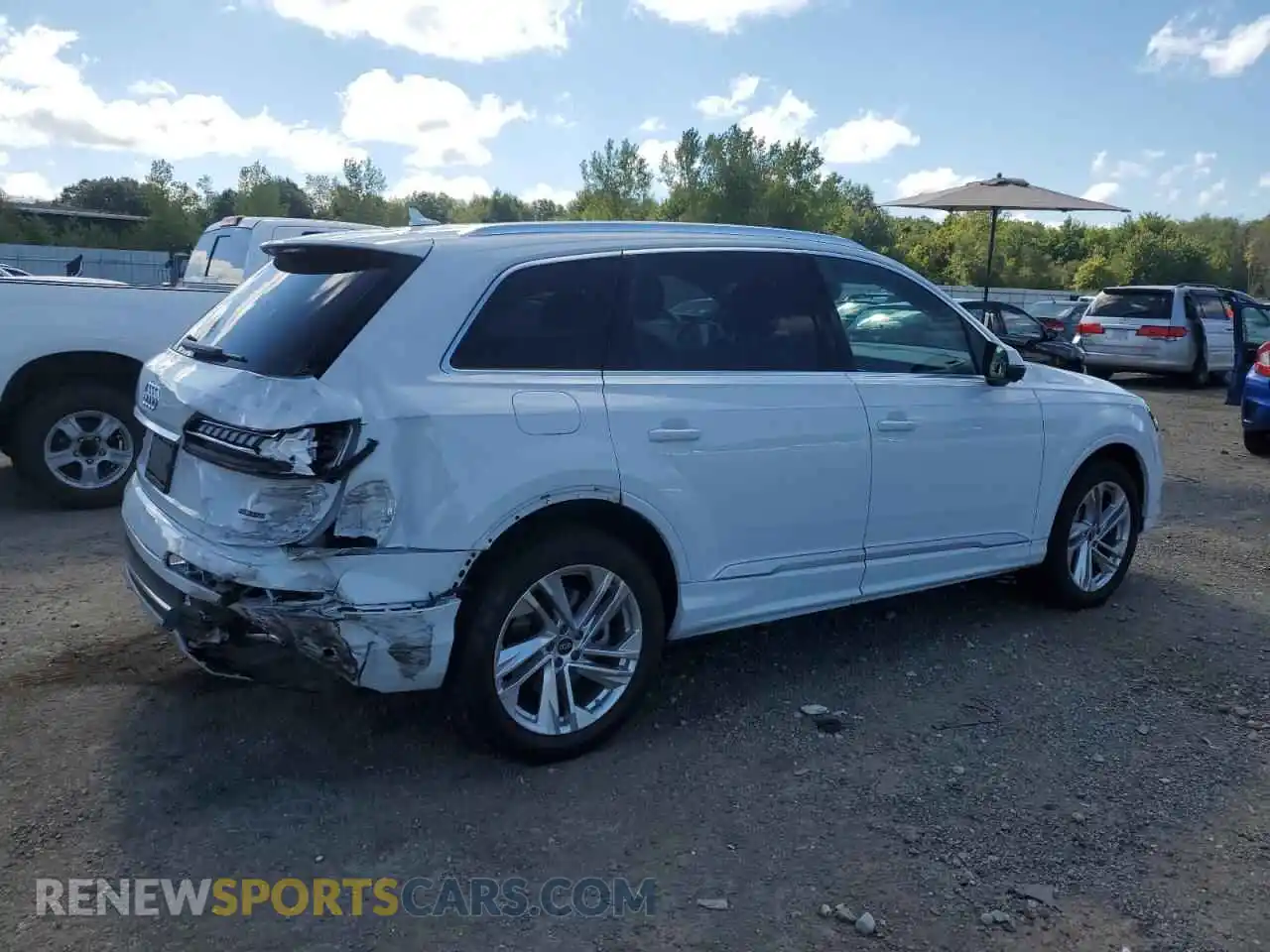 3 fotografías del automóvil dañado WA1LXBF77PD026570 AUDI Q7 2023