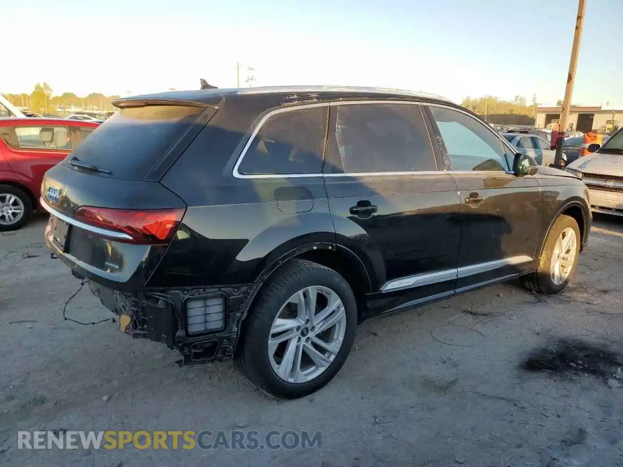 3 fotografías del automóvil dañado WA1LXBF7XPD008676 AUDI Q7 2023