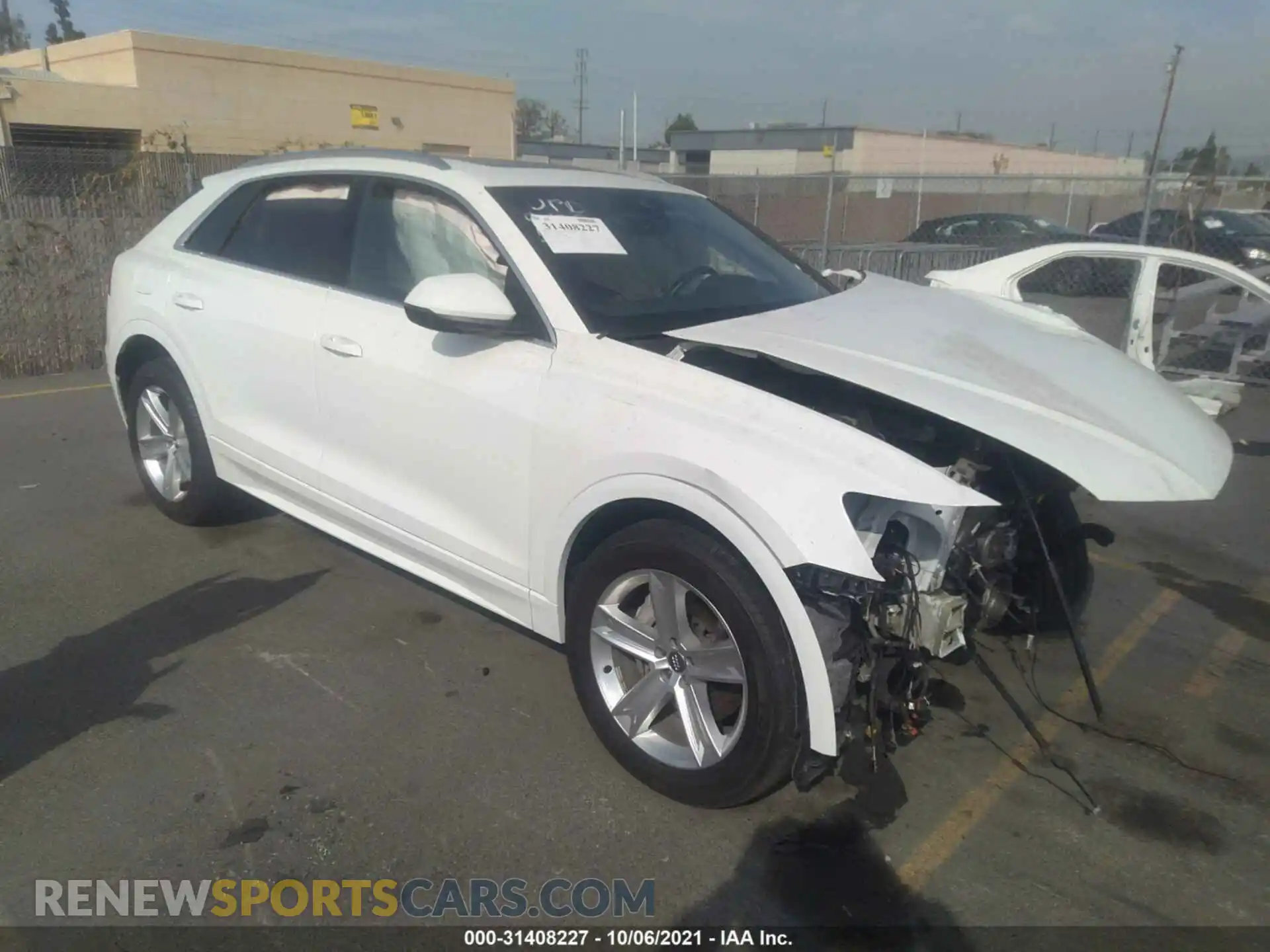 1 Photograph of a damaged car WA1AVAF11KD011980 AUDI Q8 2019