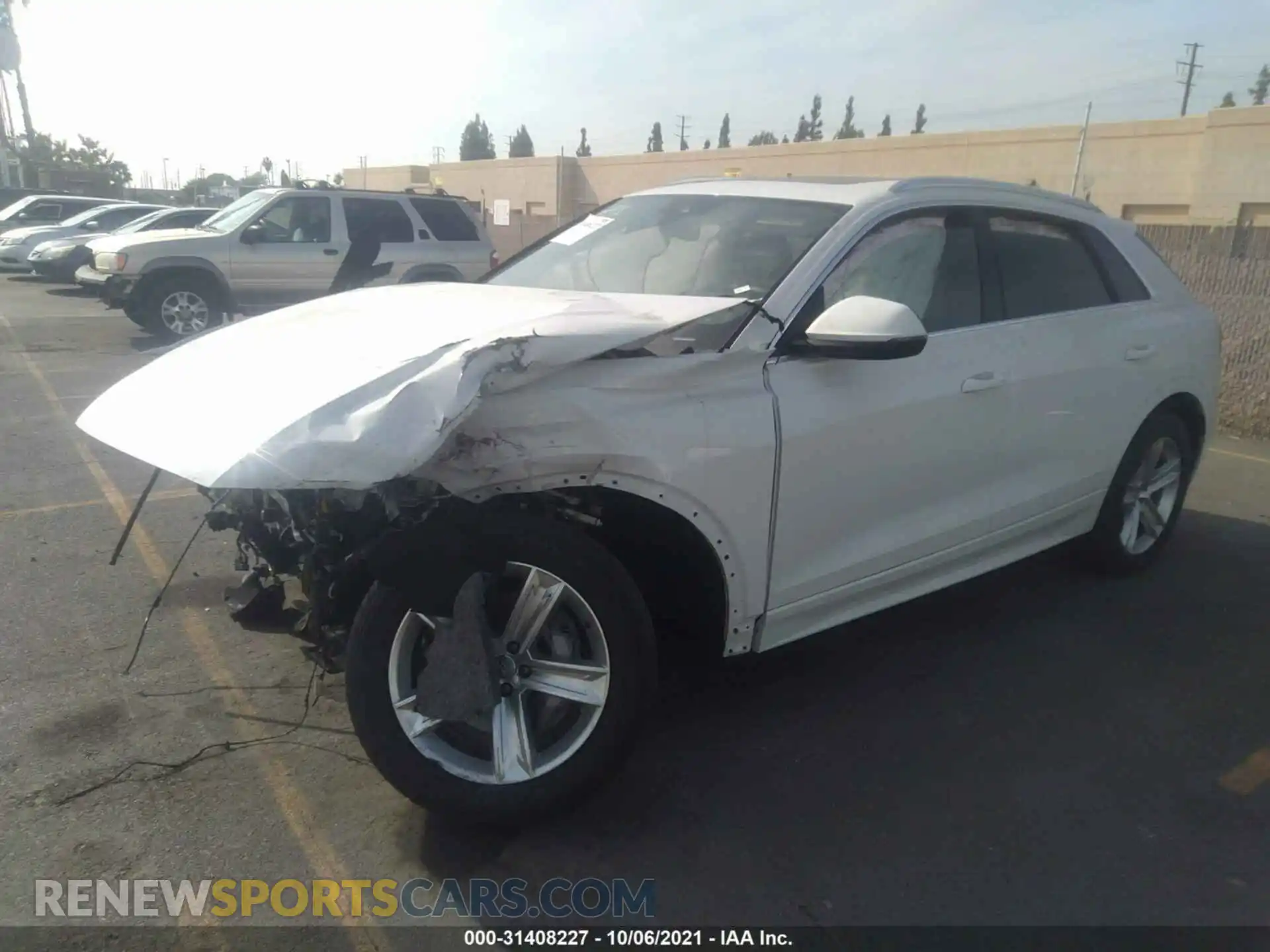 2 Photograph of a damaged car WA1AVAF11KD011980 AUDI Q8 2019