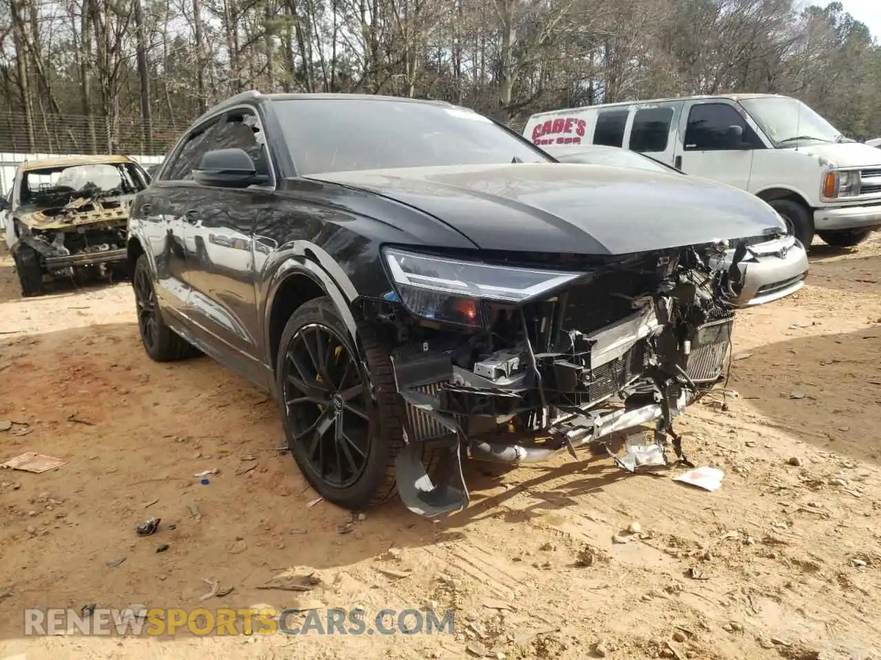 1 Photograph of a damaged car WA1AVAF11KD017391 AUDI Q8 2019