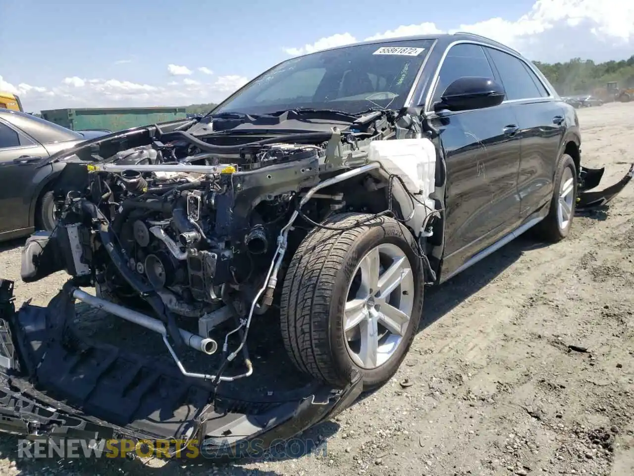 2 Photograph of a damaged car WA1AVAF12KD012281 AUDI Q8 2019