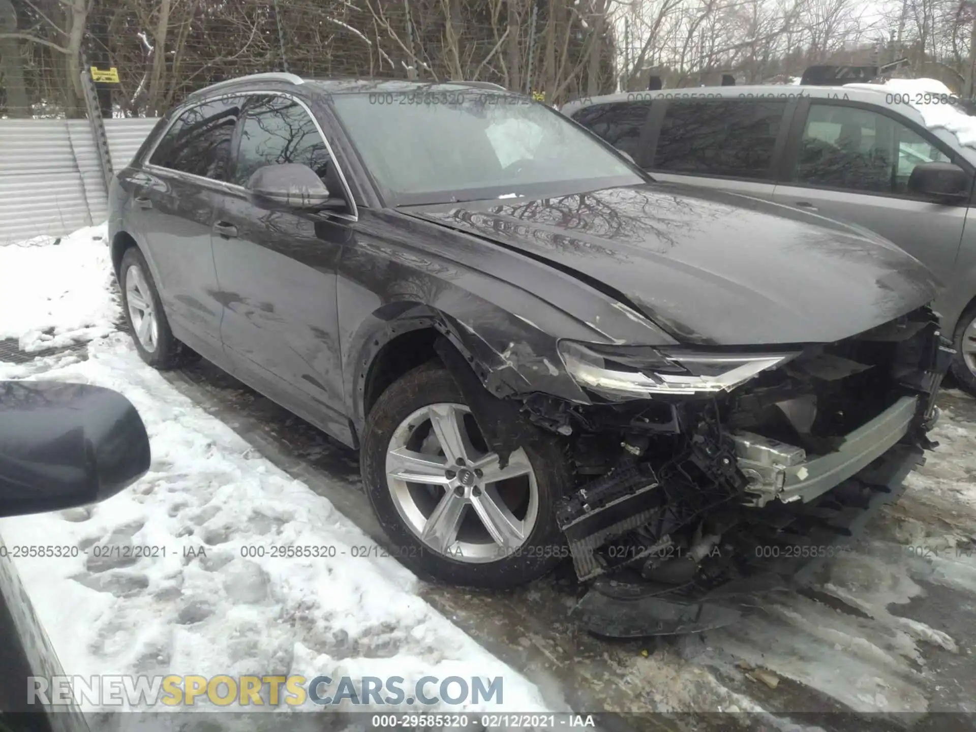 1 Photograph of a damaged car WA1AVAF12KD017383 AUDI Q8 2019