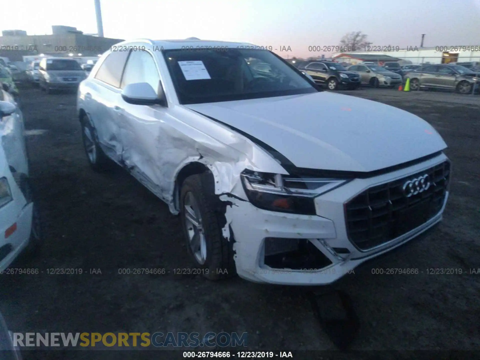 1 Photograph of a damaged car WA1AVAF15KD009794 AUDI Q8 2019