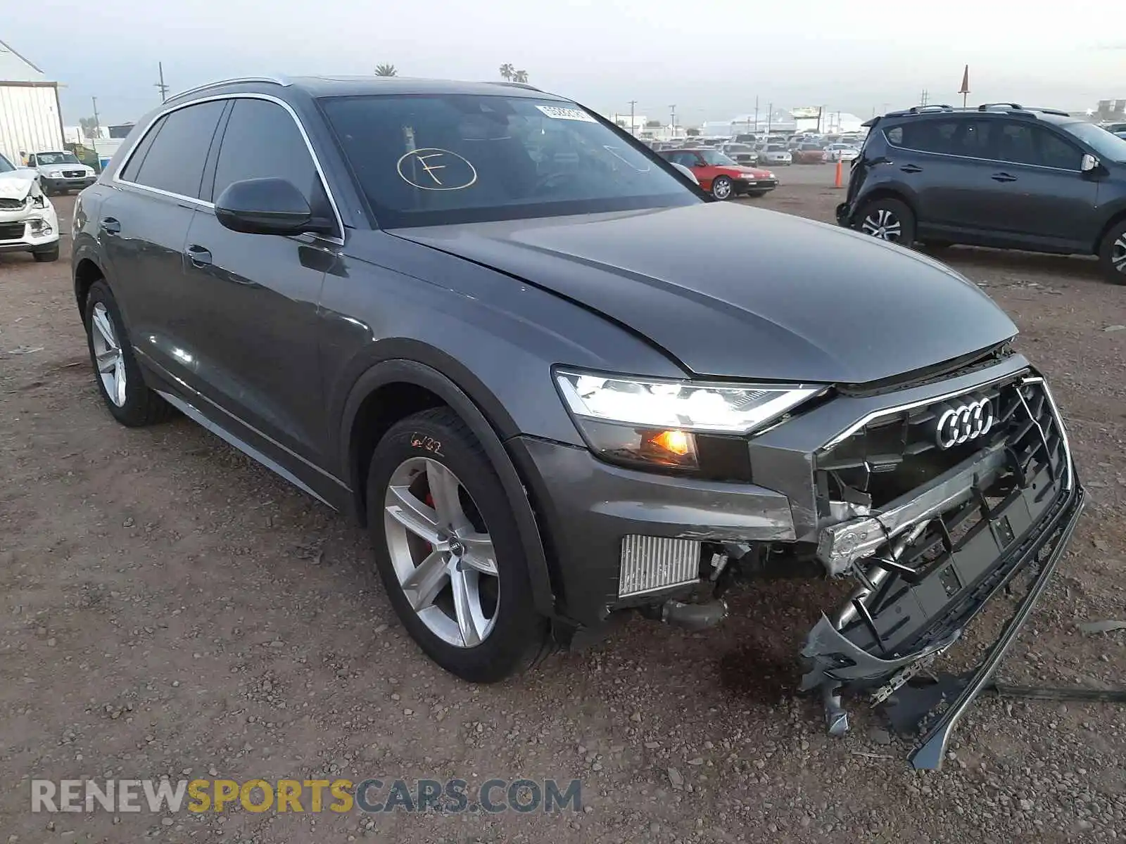 1 fotografías del automóvil dañado WA1AVAF17KD013832 AUDI Q8 2019