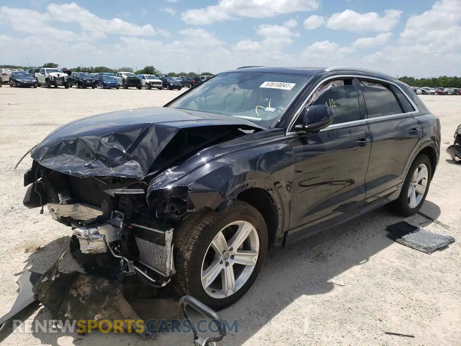 2 Photograph of a damaged car WA1AVAF18KD013158 AUDI Q8 2019