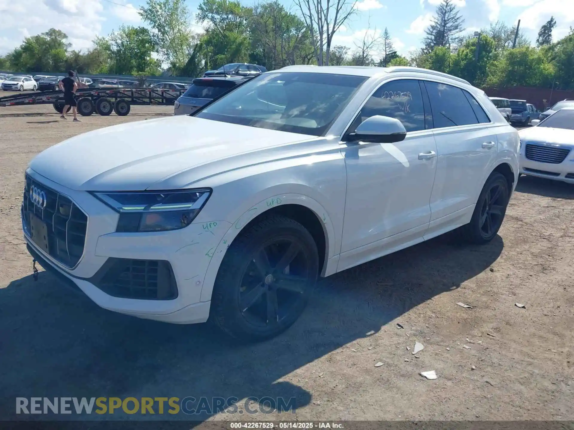 2 Photograph of a damaged car WA1AVAF1XKD014411 AUDI Q8 2019