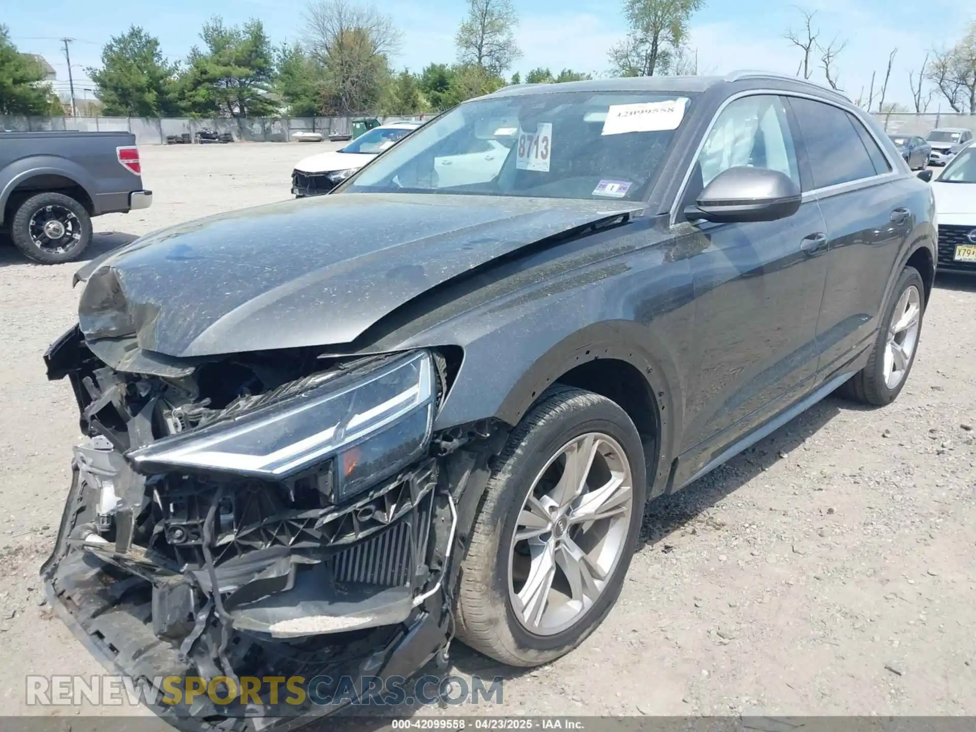 2 Фотография поврежденного автомобиля WA1BVAF11KD016990 AUDI Q8 2019
