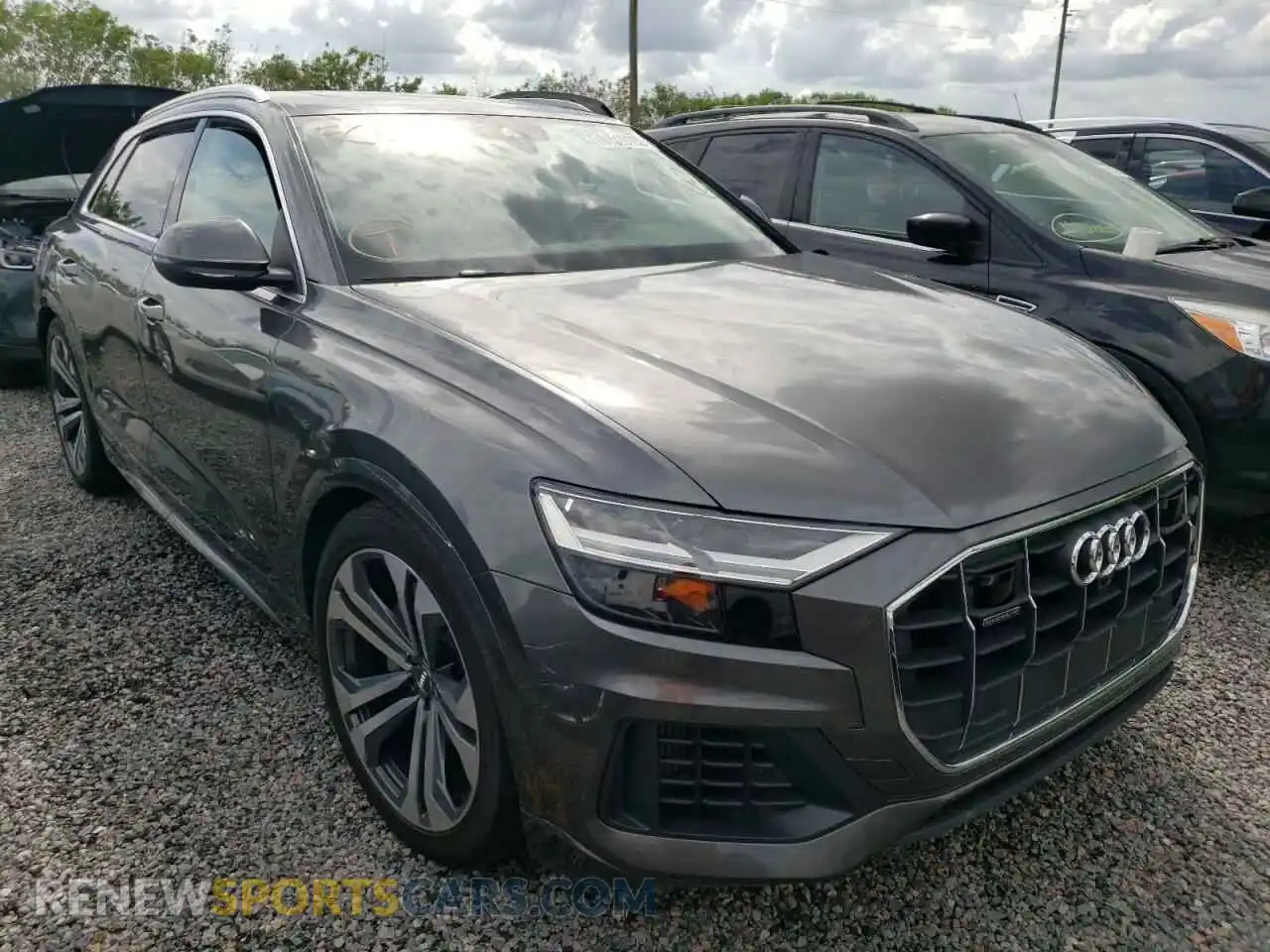 1 Photograph of a damaged car WA1BVAF18KD011382 AUDI Q8 2019