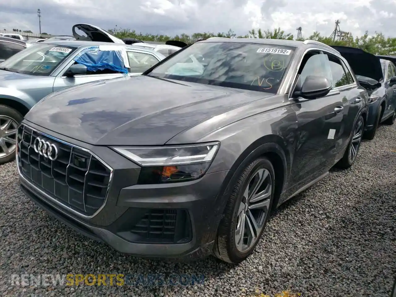 2 Photograph of a damaged car WA1BVAF18KD011382 AUDI Q8 2019