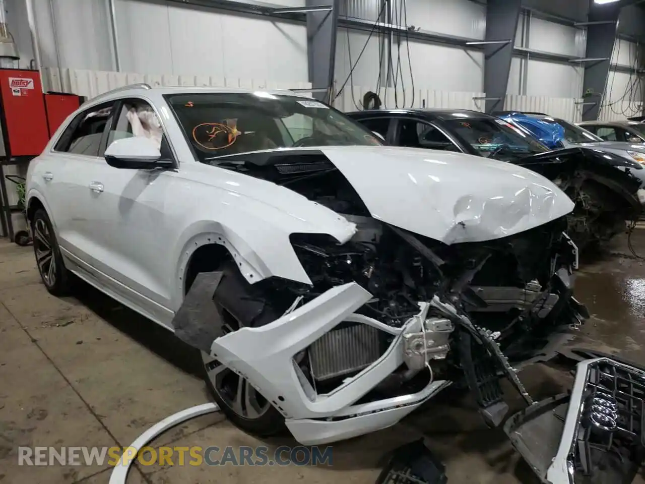 1 Photograph of a damaged car WA1BVAF18KD038078 AUDI Q8 2019