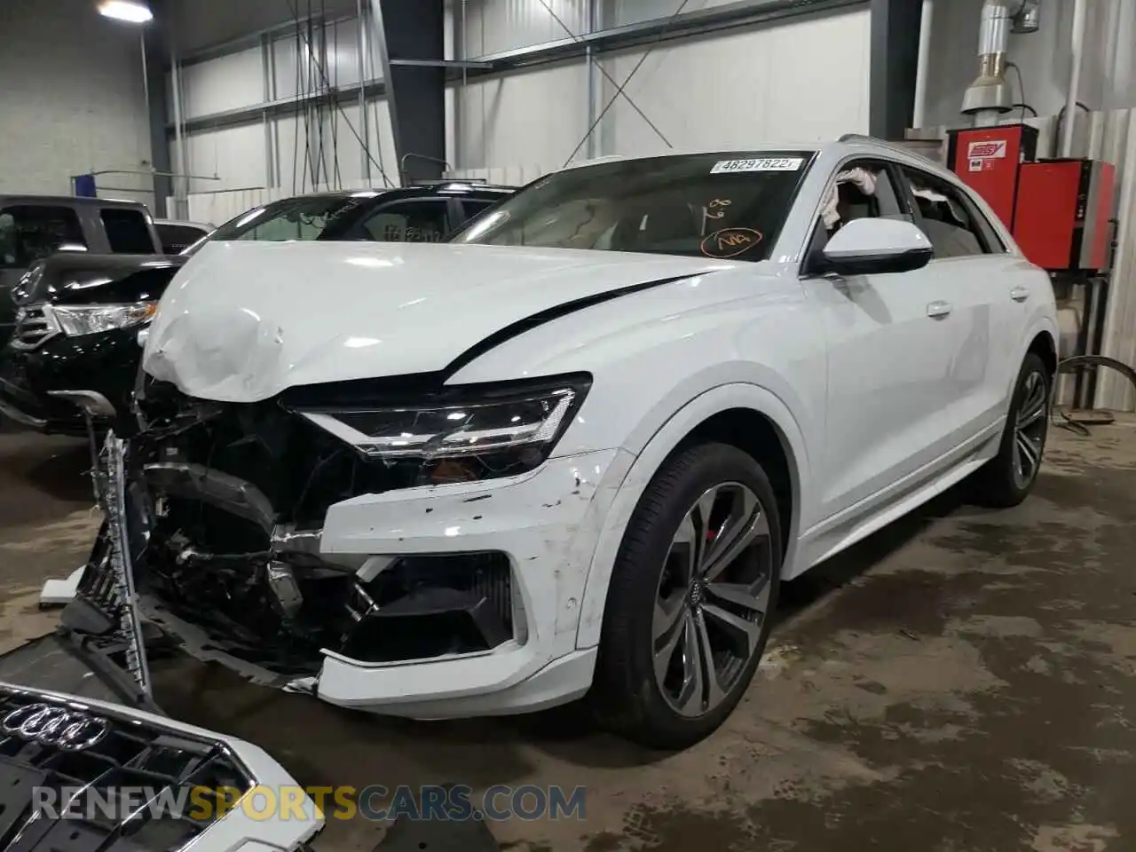 2 Photograph of a damaged car WA1BVAF18KD038078 AUDI Q8 2019