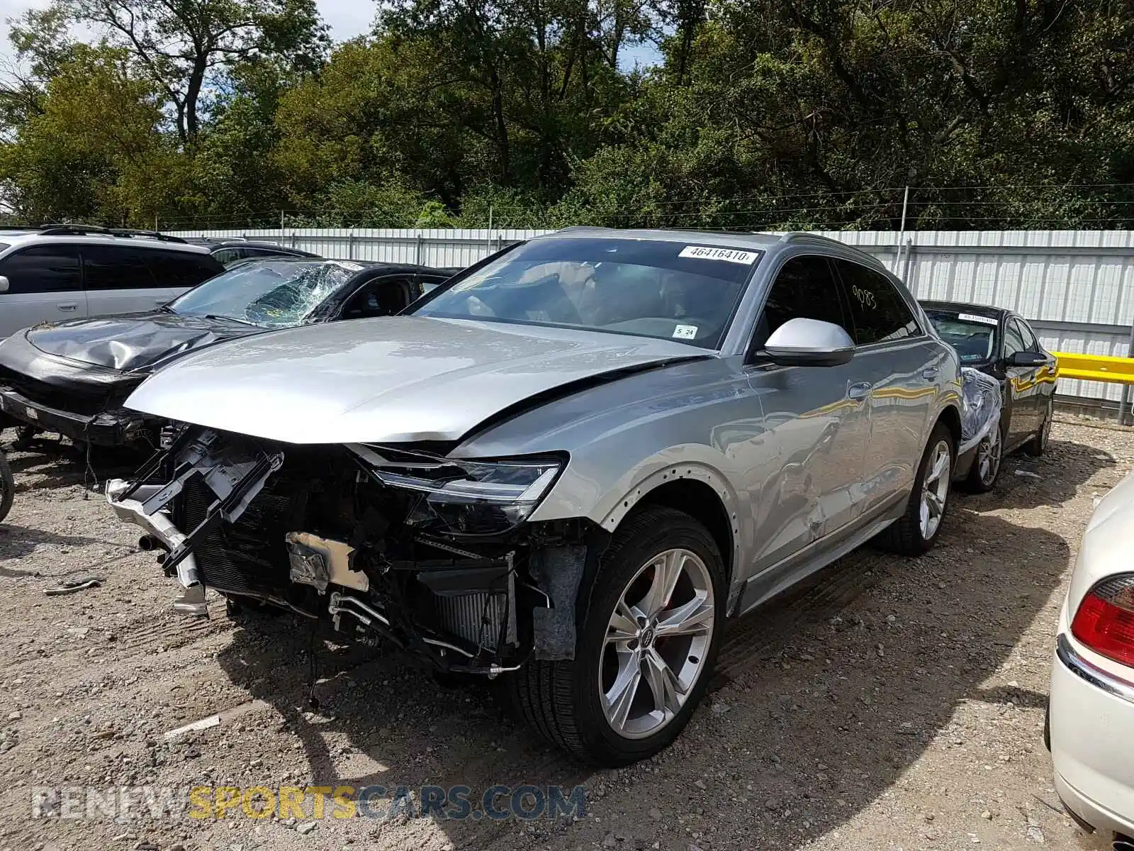 2 Photograph of a damaged car WA1BVAF19KD032483 AUDI Q8 2019