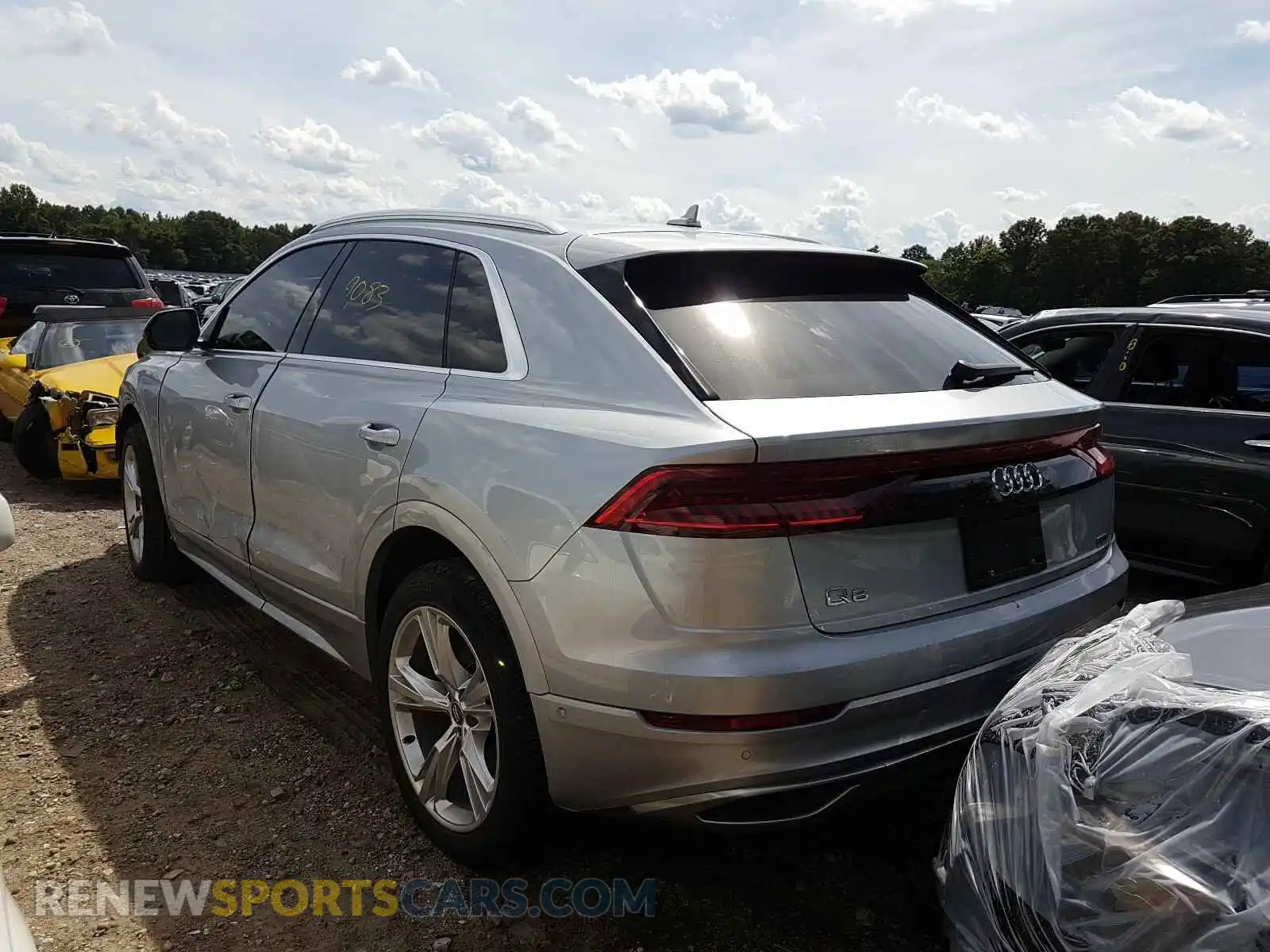 3 Photograph of a damaged car WA1BVAF19KD032483 AUDI Q8 2019