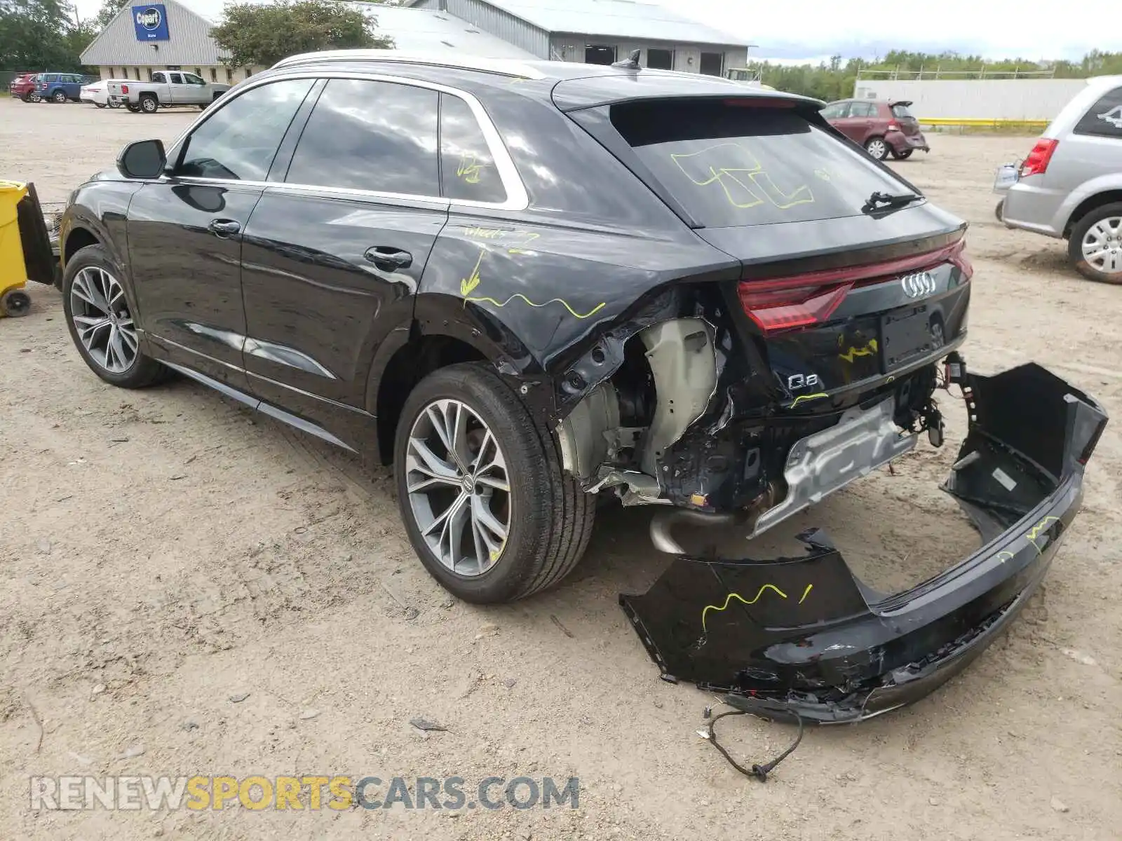 3 Photograph of a damaged car WA1CVAF11KD006416 AUDI Q8 2019
