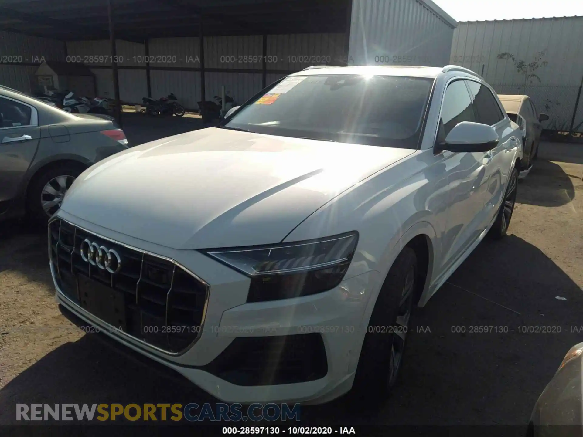 2 Photograph of a damaged car WA1CVAF13KD007955 AUDI Q8 2019