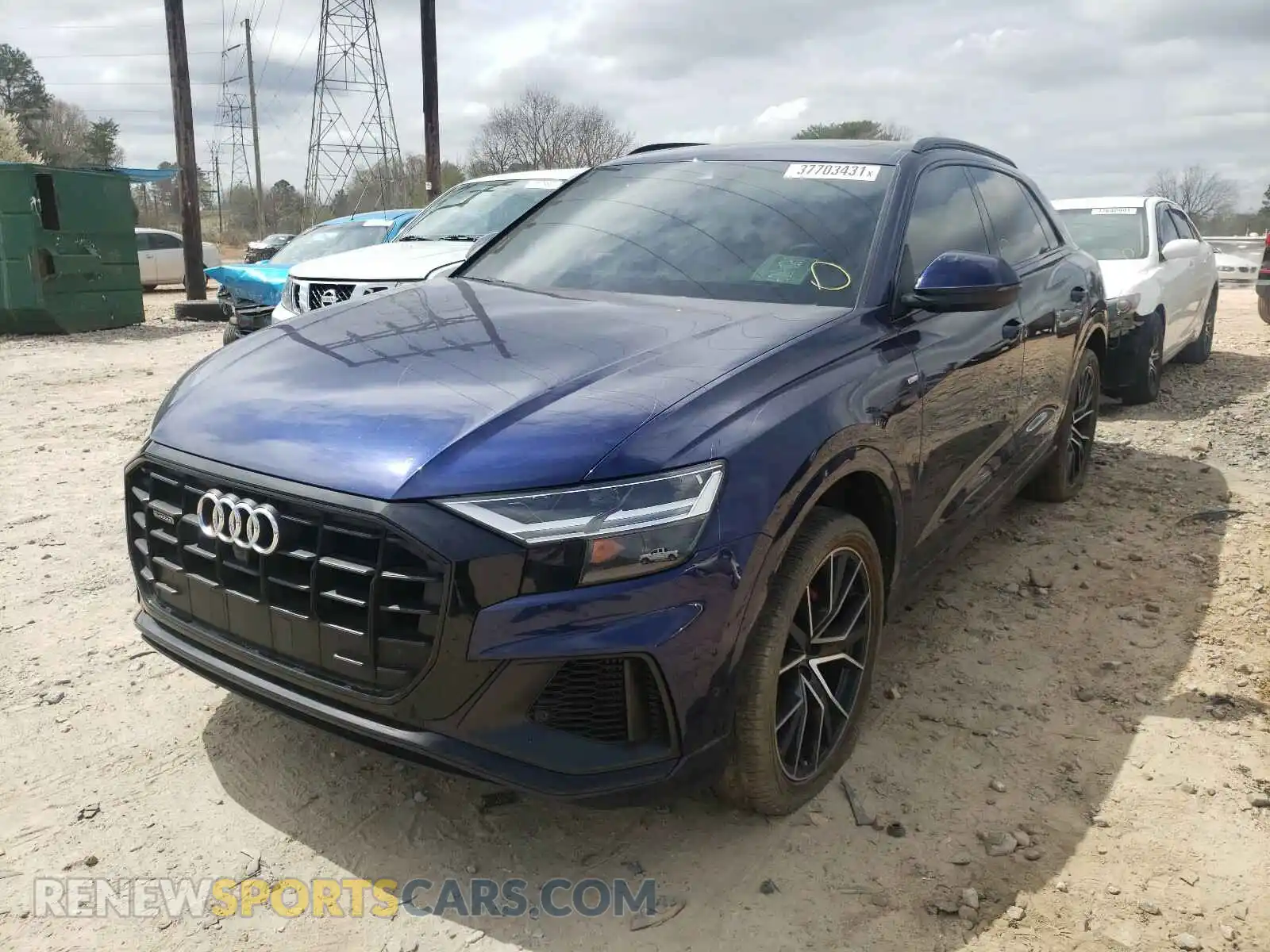 2 Photograph of a damaged car WA1EVAF15KD043414 AUDI Q8 2019