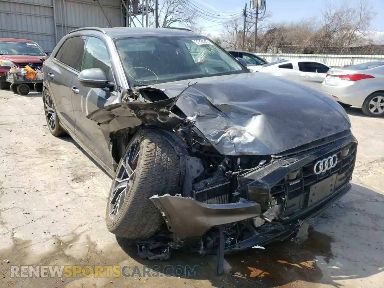 1 Photograph of a damaged car WA1FVAF11KD039333 AUDI Q8 2019