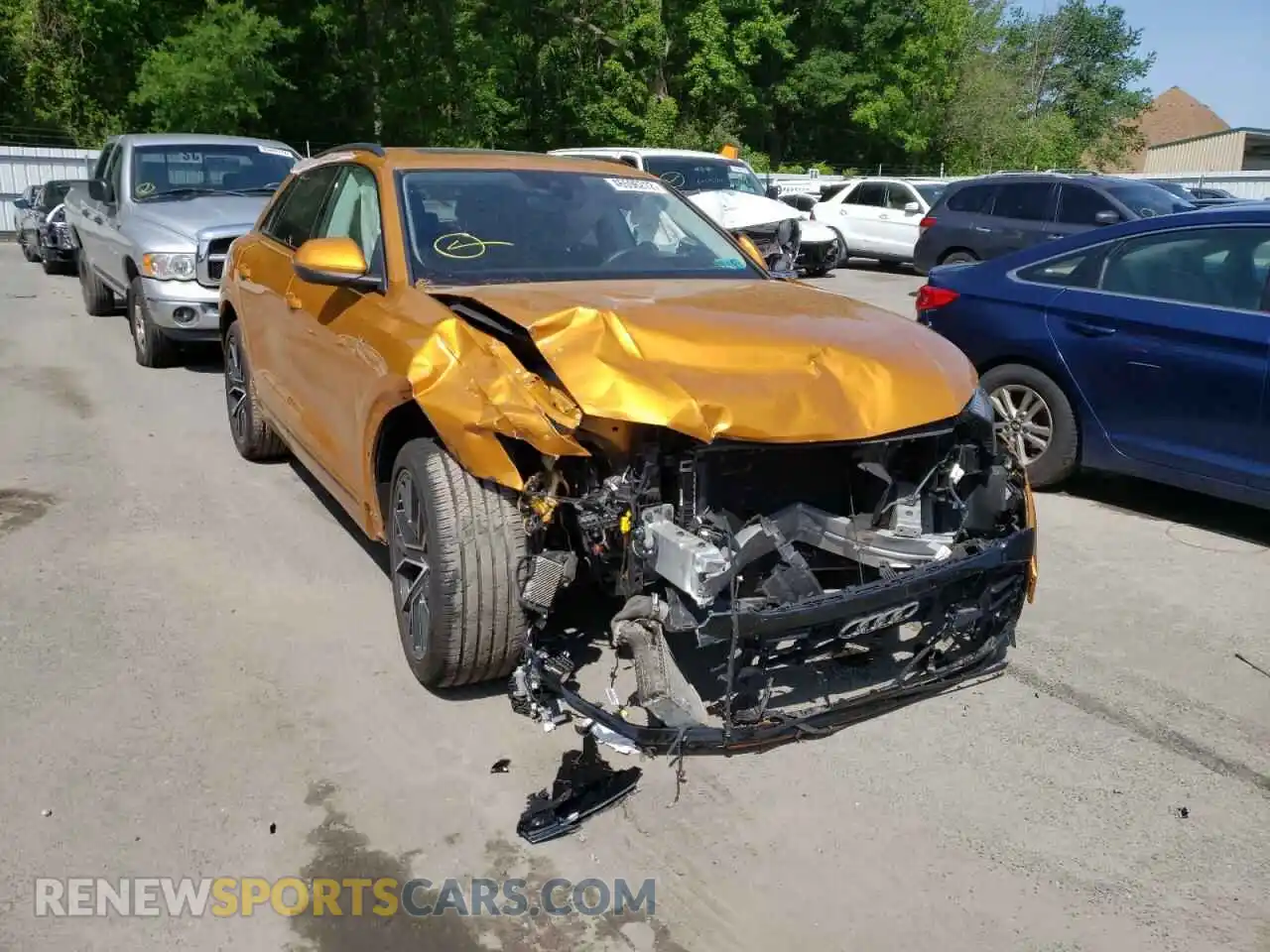 1 Photograph of a damaged car WA1FVAF12KD032455 AUDI Q8 2019