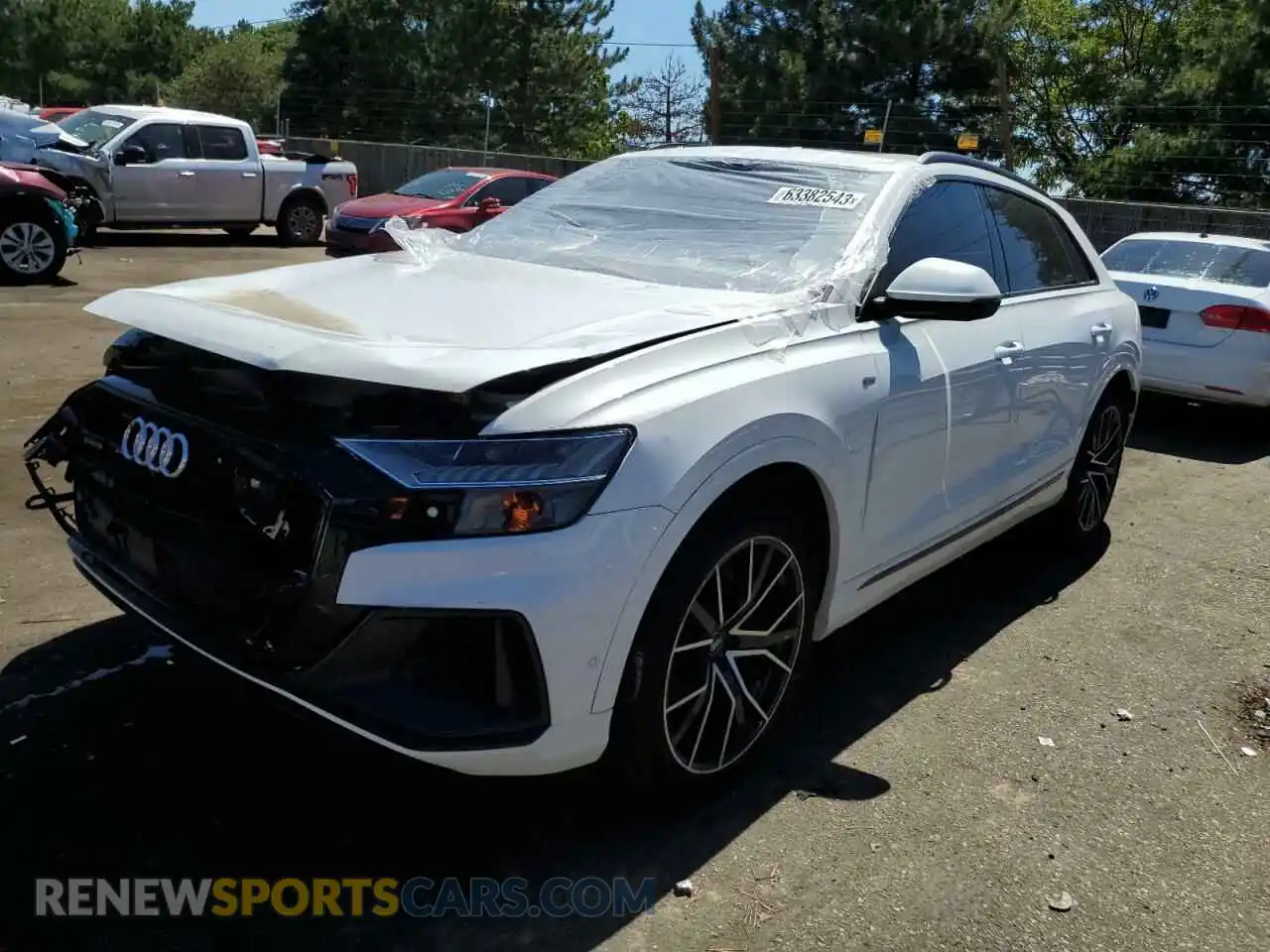 1 Фотография поврежденного автомобиля WA1FVAF12KD040314 AUDI Q8 2019