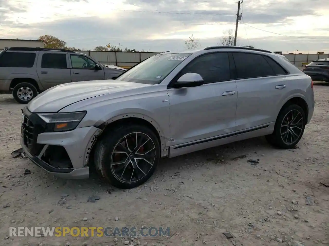 1 Photograph of a damaged car WA1FVAF15KD032949 AUDI Q8 2019