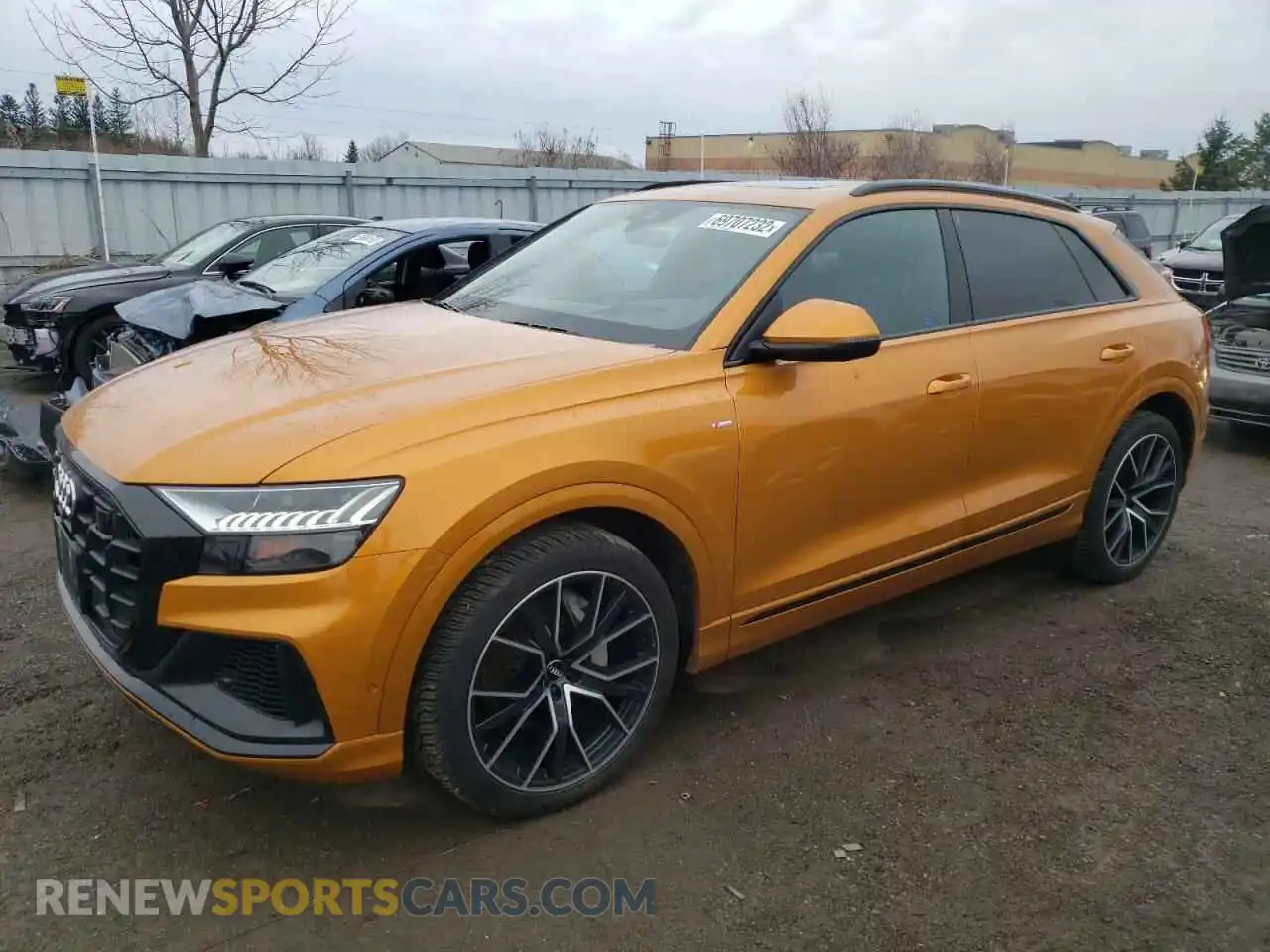 1 Photograph of a damaged car WA1FVAF18KD014722 AUDI Q8 2019