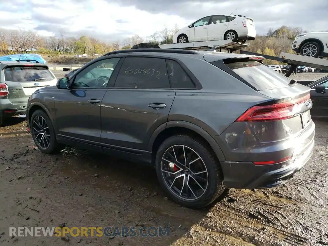 2 Photograph of a damaged car WA1FVAF19KD038804 AUDI Q8 2019
