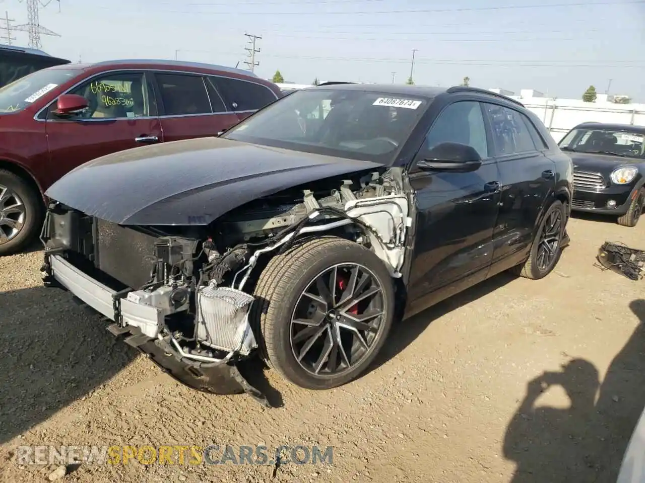 1 Photograph of a damaged car WA1FVAF1XKD022157 AUDI Q8 2019