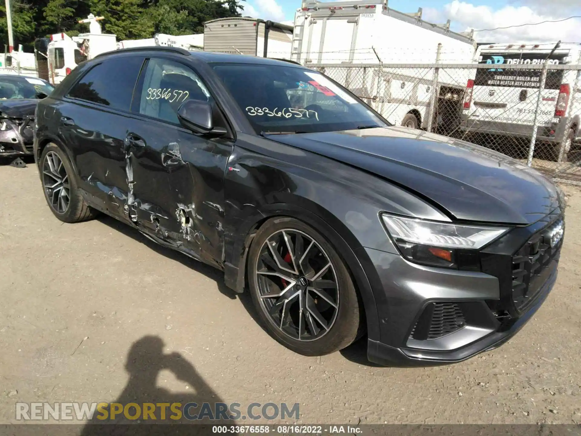 1 Photograph of a damaged car WA1FVAF1XKD024121 AUDI Q8 2019