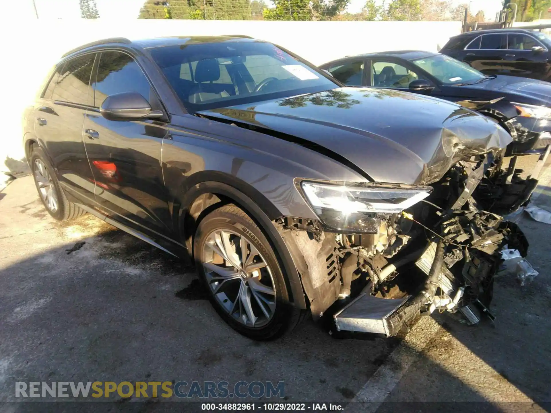 1 Photograph of a damaged car WA1AVAF14LD004569 AUDI Q8 2020