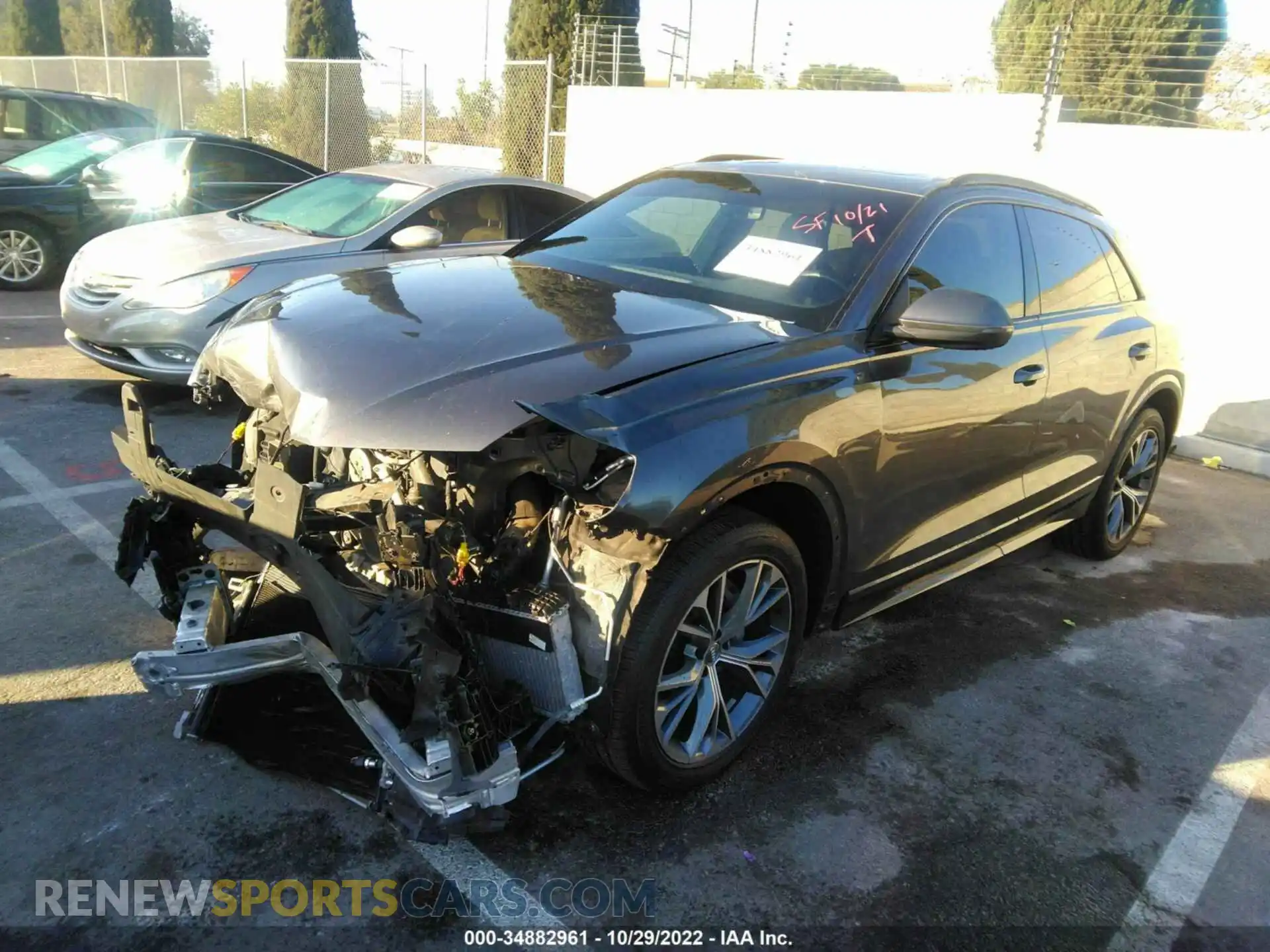 2 Photograph of a damaged car WA1AVAF14LD004569 AUDI Q8 2020