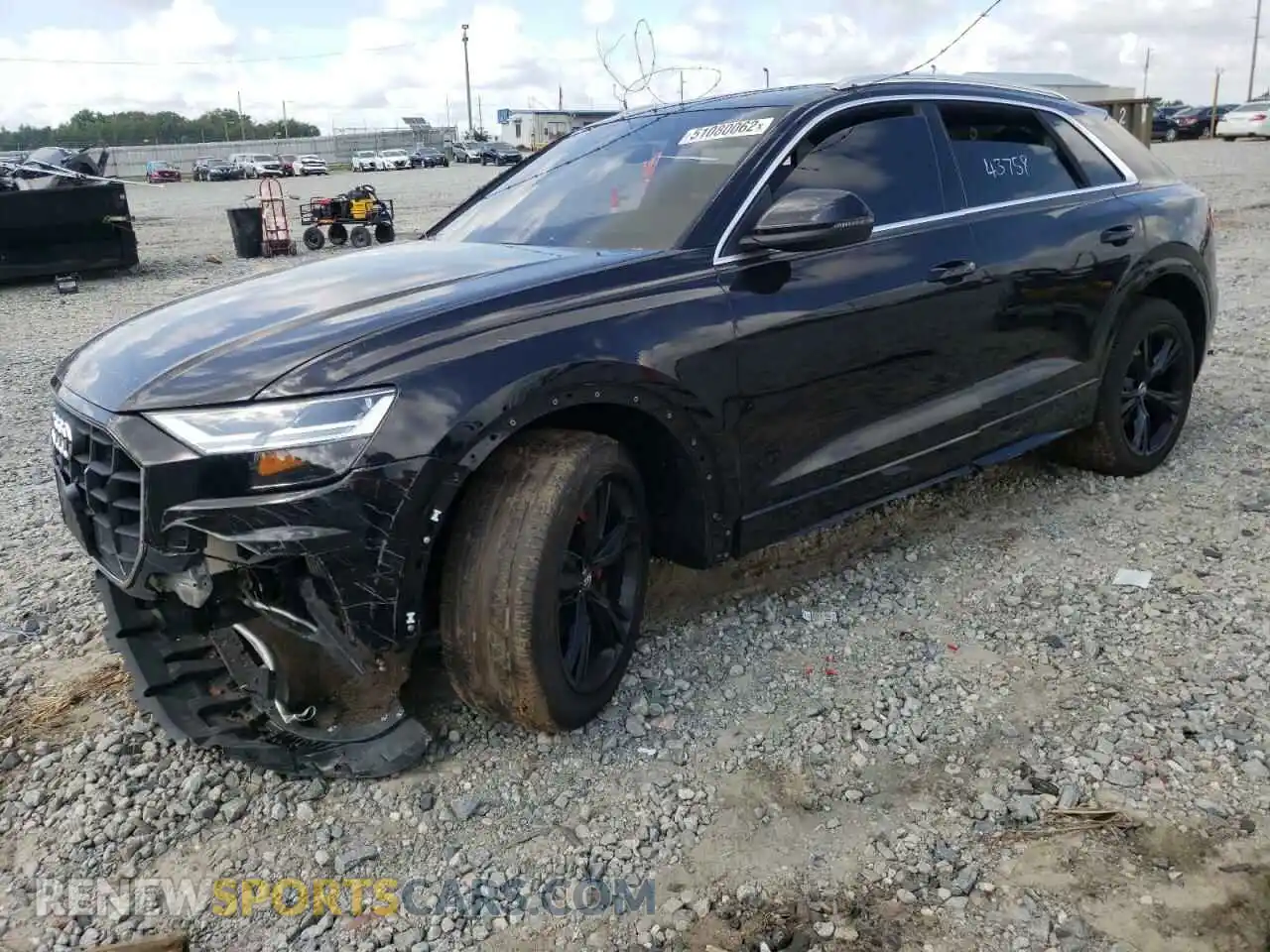 2 Photograph of a damaged car WA1AVAF1XLD025037 AUDI Q8 2020