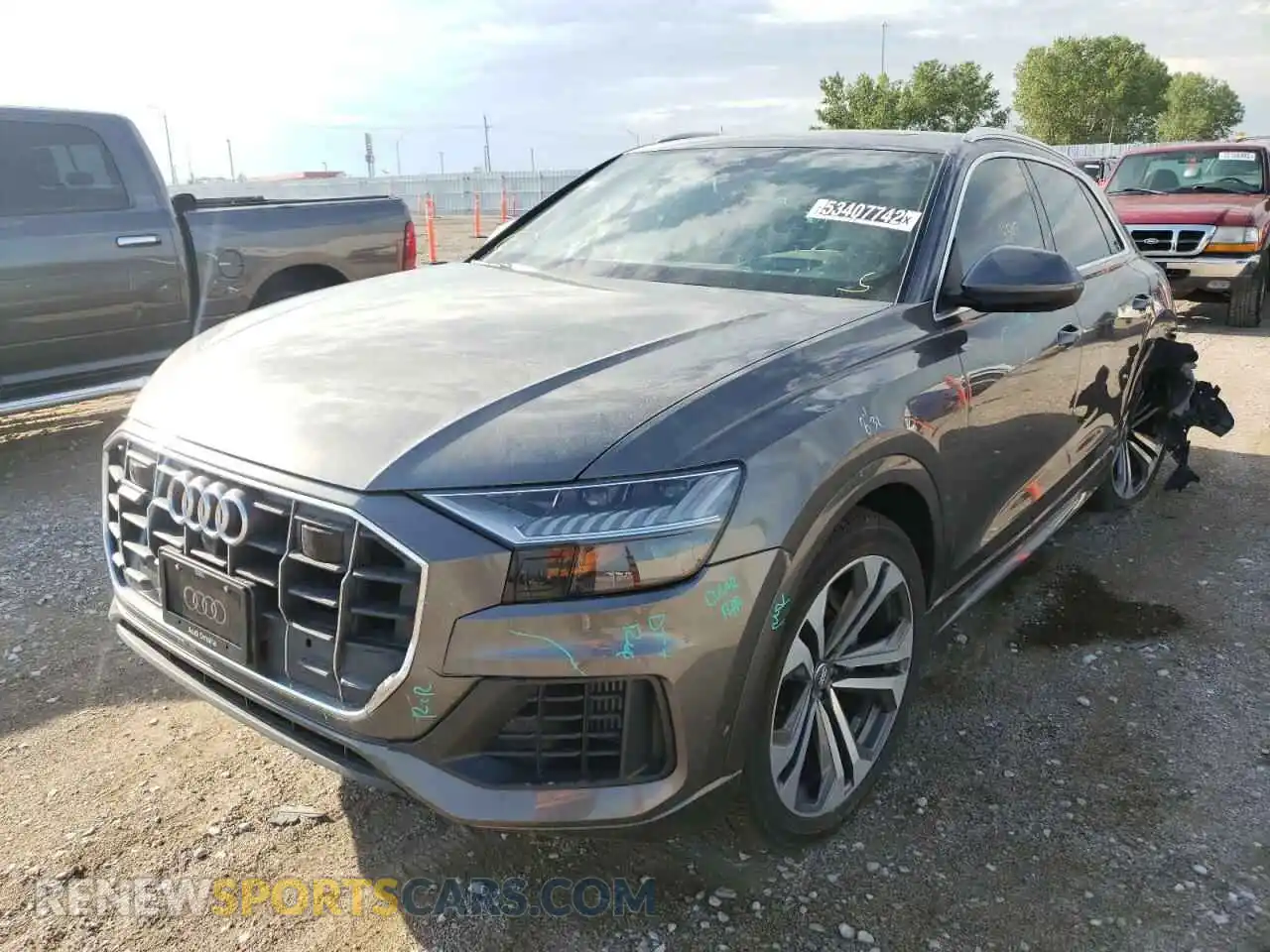 2 Photograph of a damaged car WA1CVAF13LD018276 AUDI Q8 2020