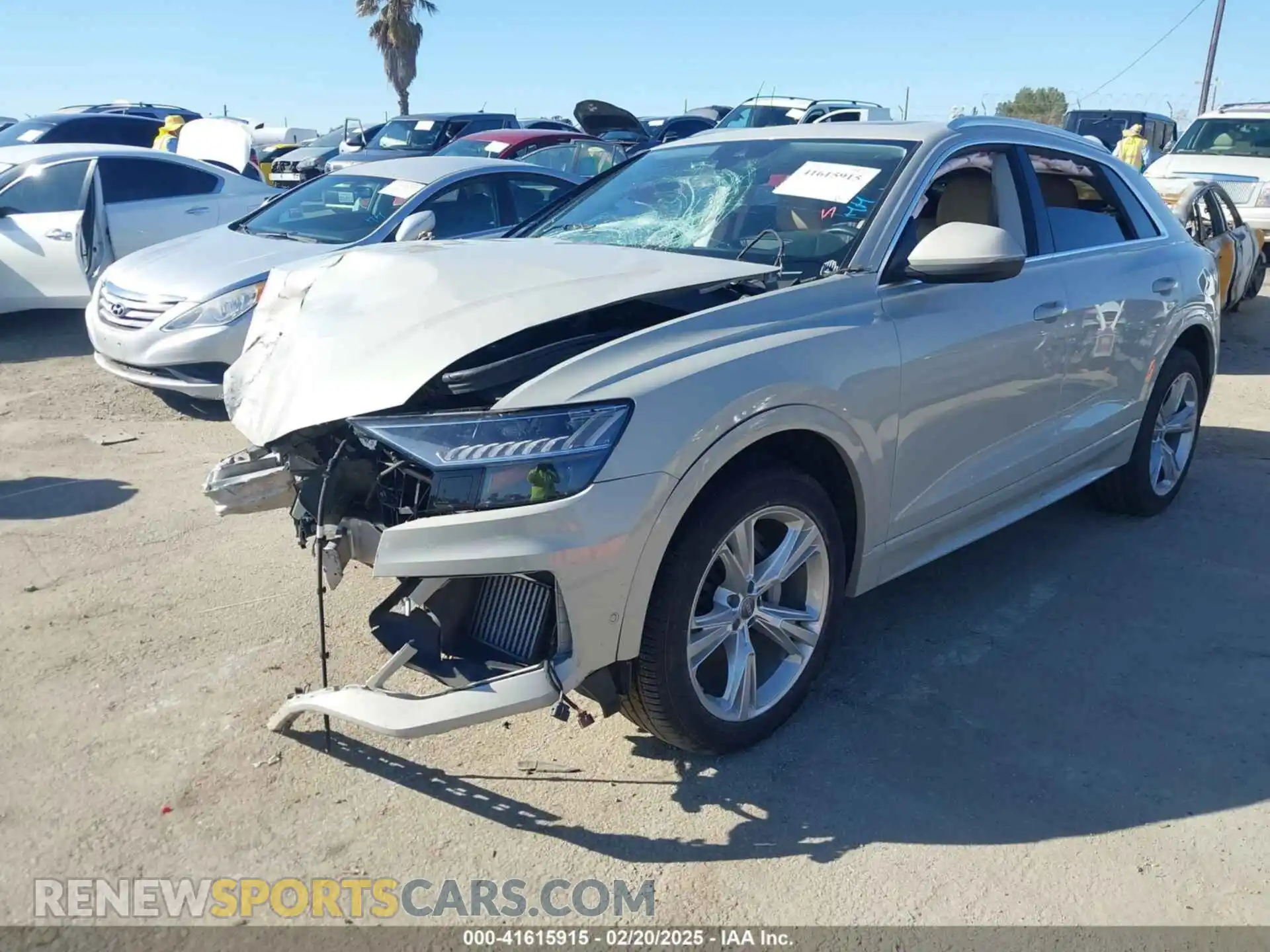 2 Photograph of a damaged car WA1CVAF1XLD010322 AUDI Q8 2020