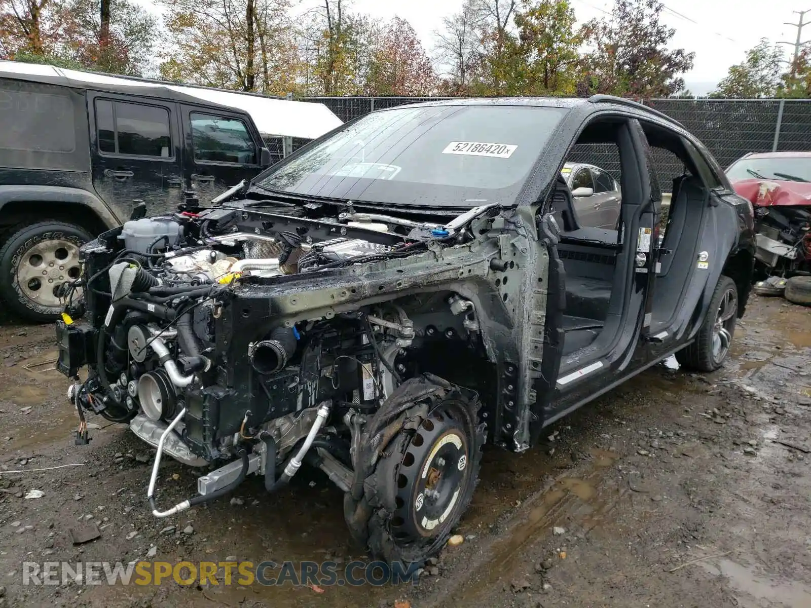 2 Photograph of a damaged car WA1EVAF11LD022917 AUDI Q8 2020