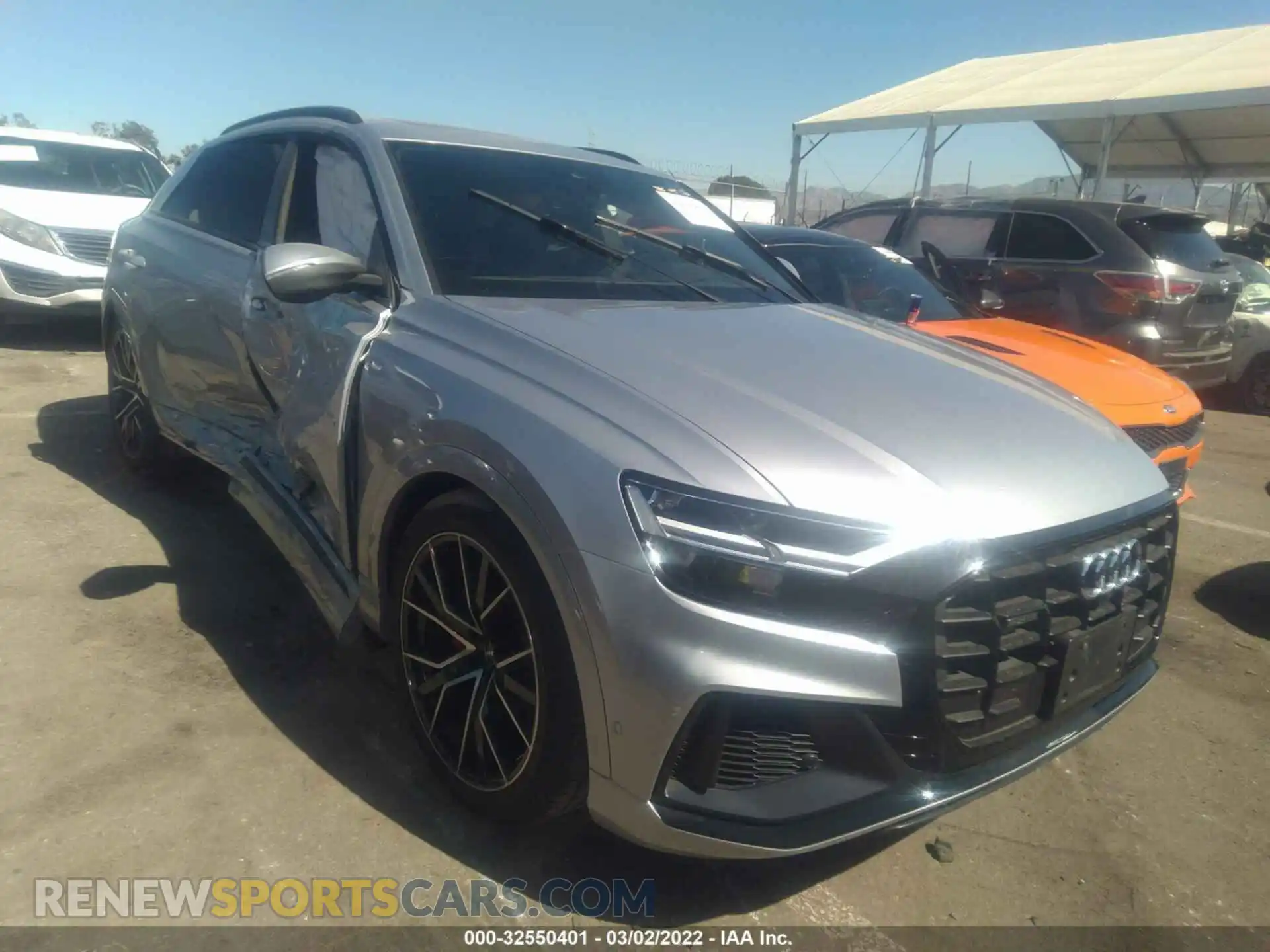 1 Фотография поврежденного автомобиля WA1EVAF14LD017372 AUDI Q8 2020