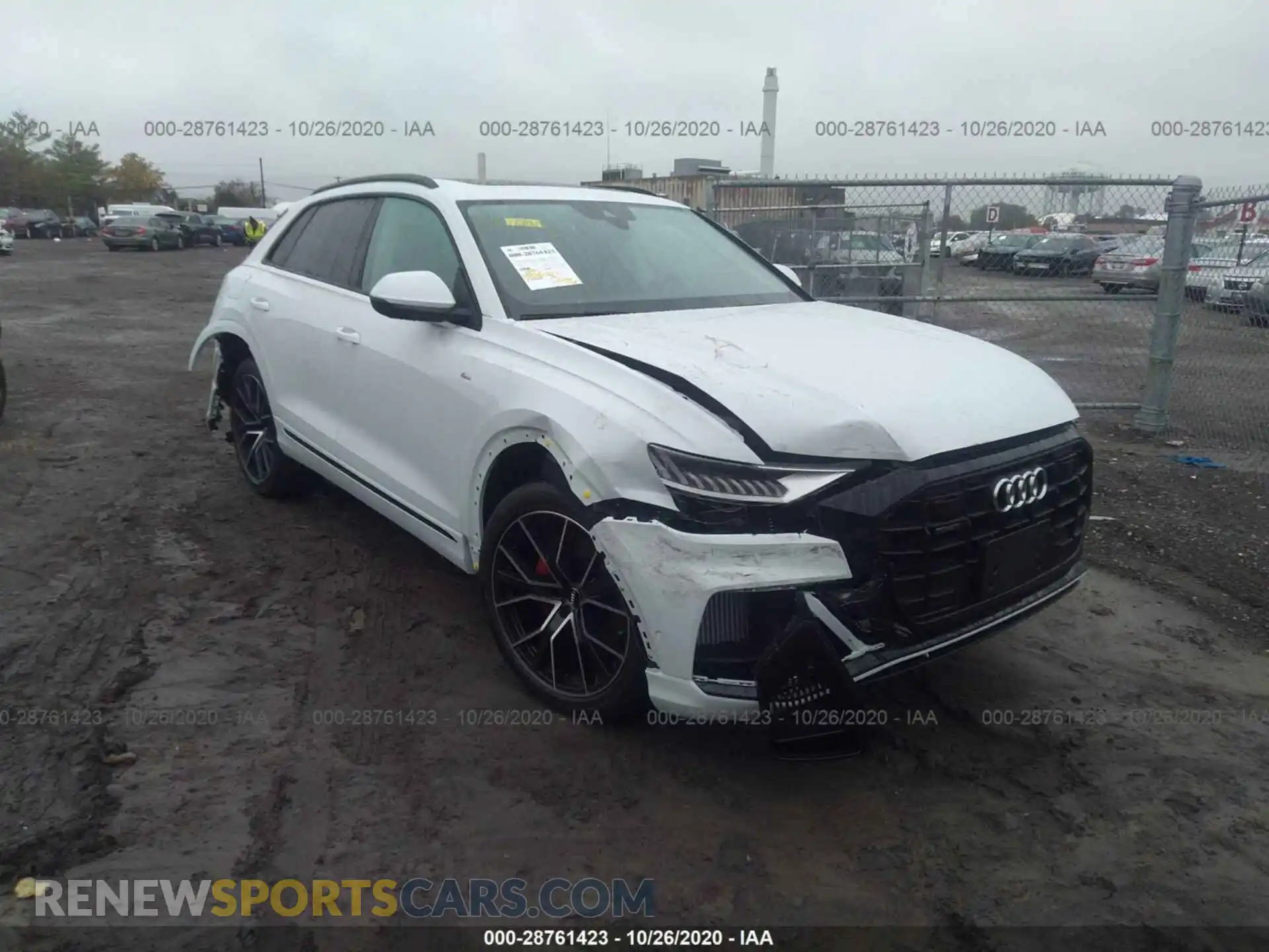 1 Photograph of a damaged car WA1EVAF14LD024418 AUDI Q8 2020